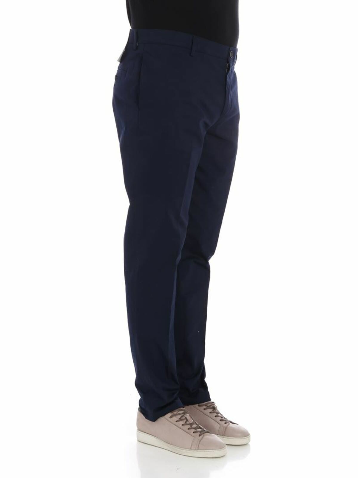 Shop Kenzo Blue Relax Chinos Pants