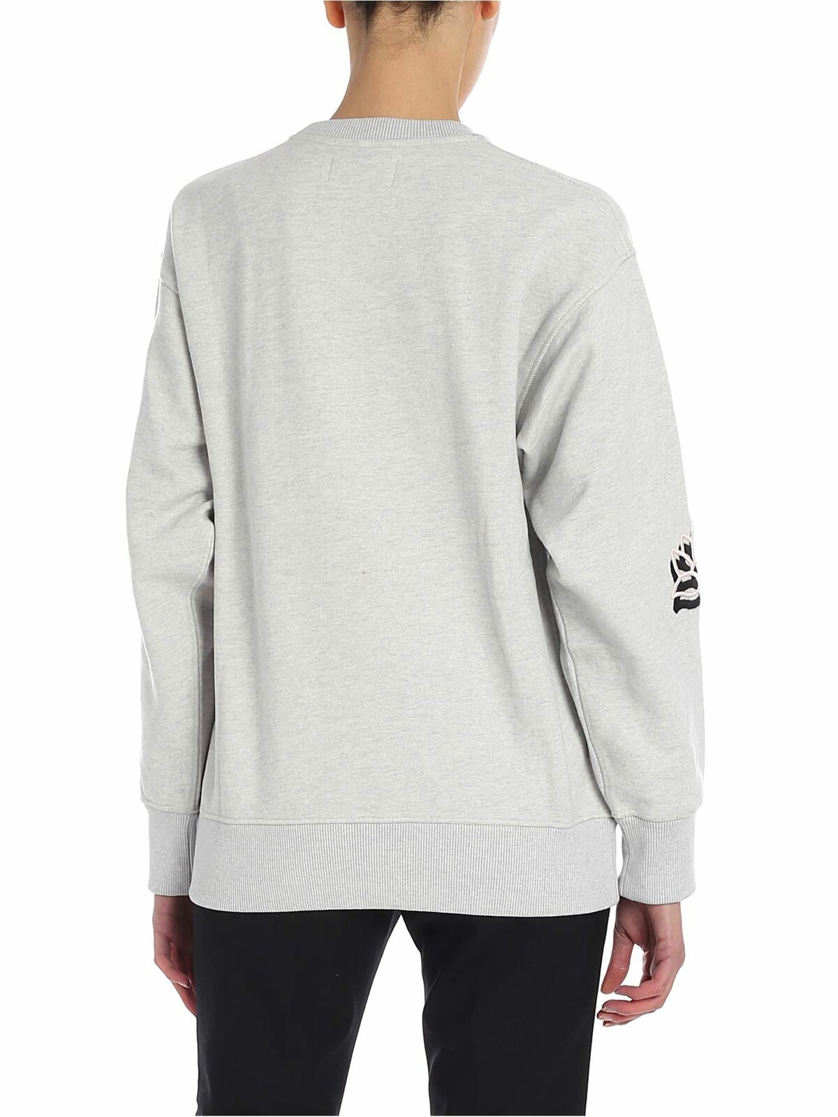 Shop Kenzo "comfort Crew Neck" Grey Sweatshirt In Gris