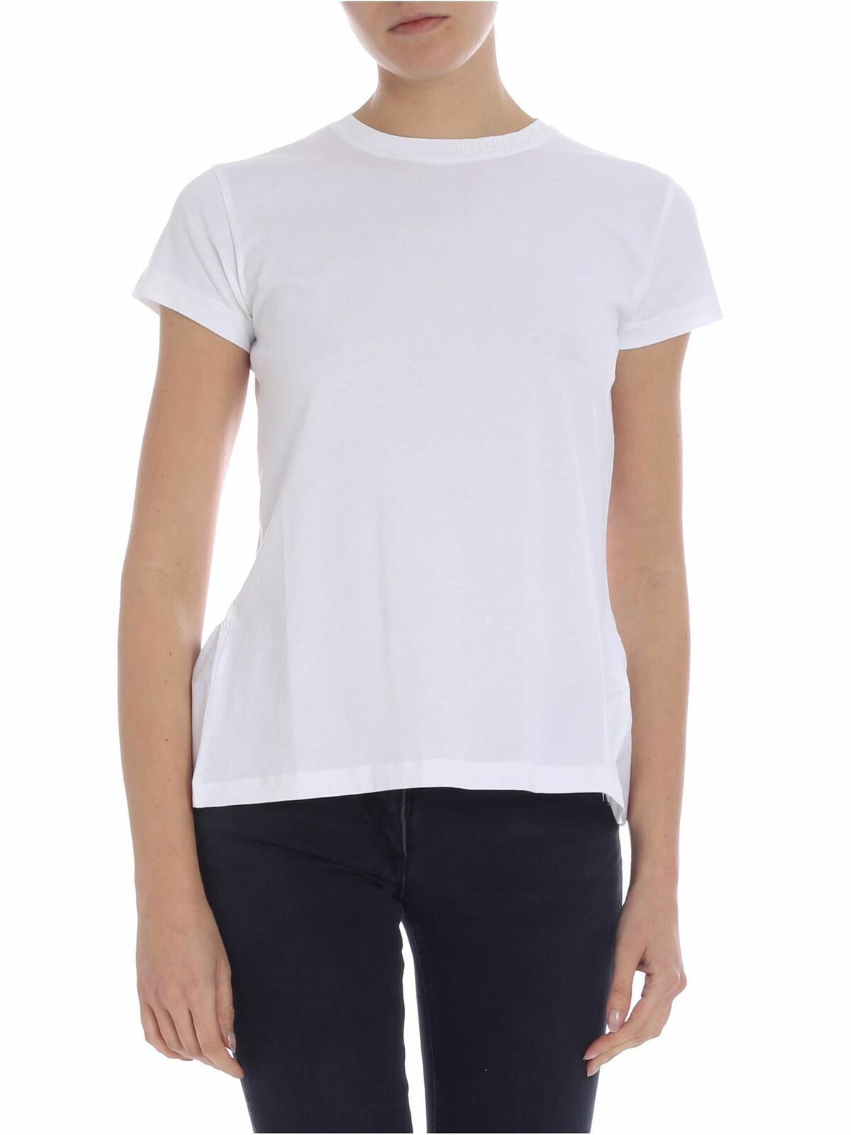Karl Lagerfeld Logo White T-shirt