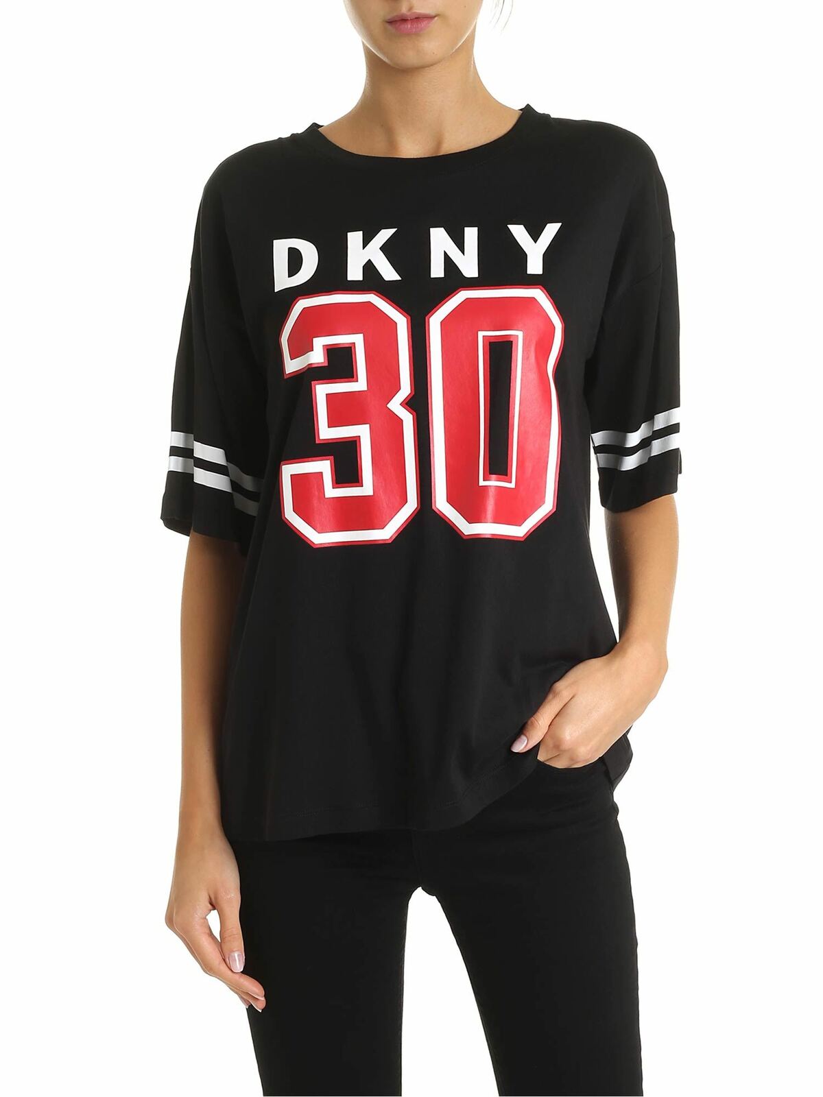 Dkny 30 T-shirt In Black