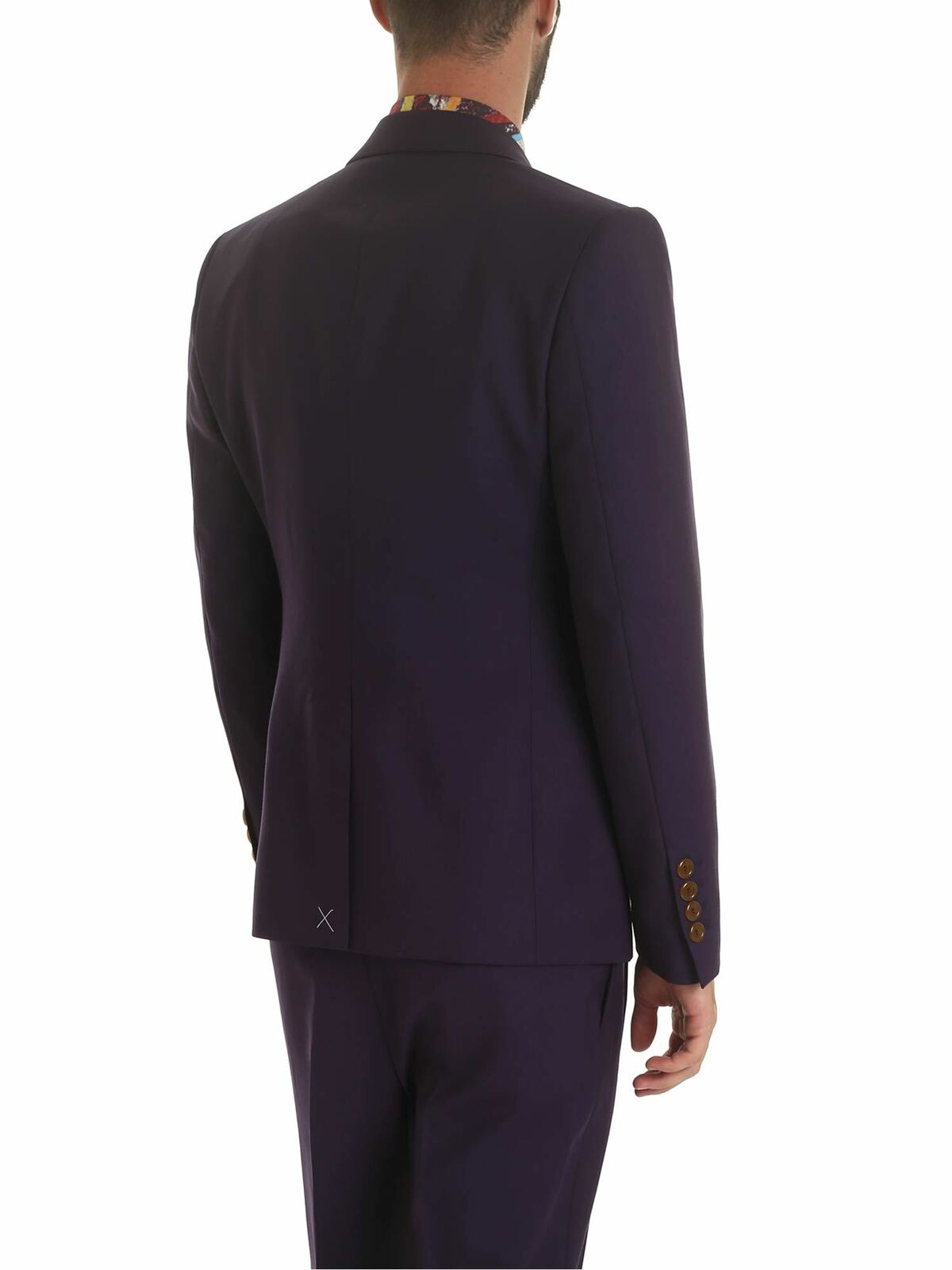Shop Vivienne Westwood Purple Wool Jacket In Púrpura