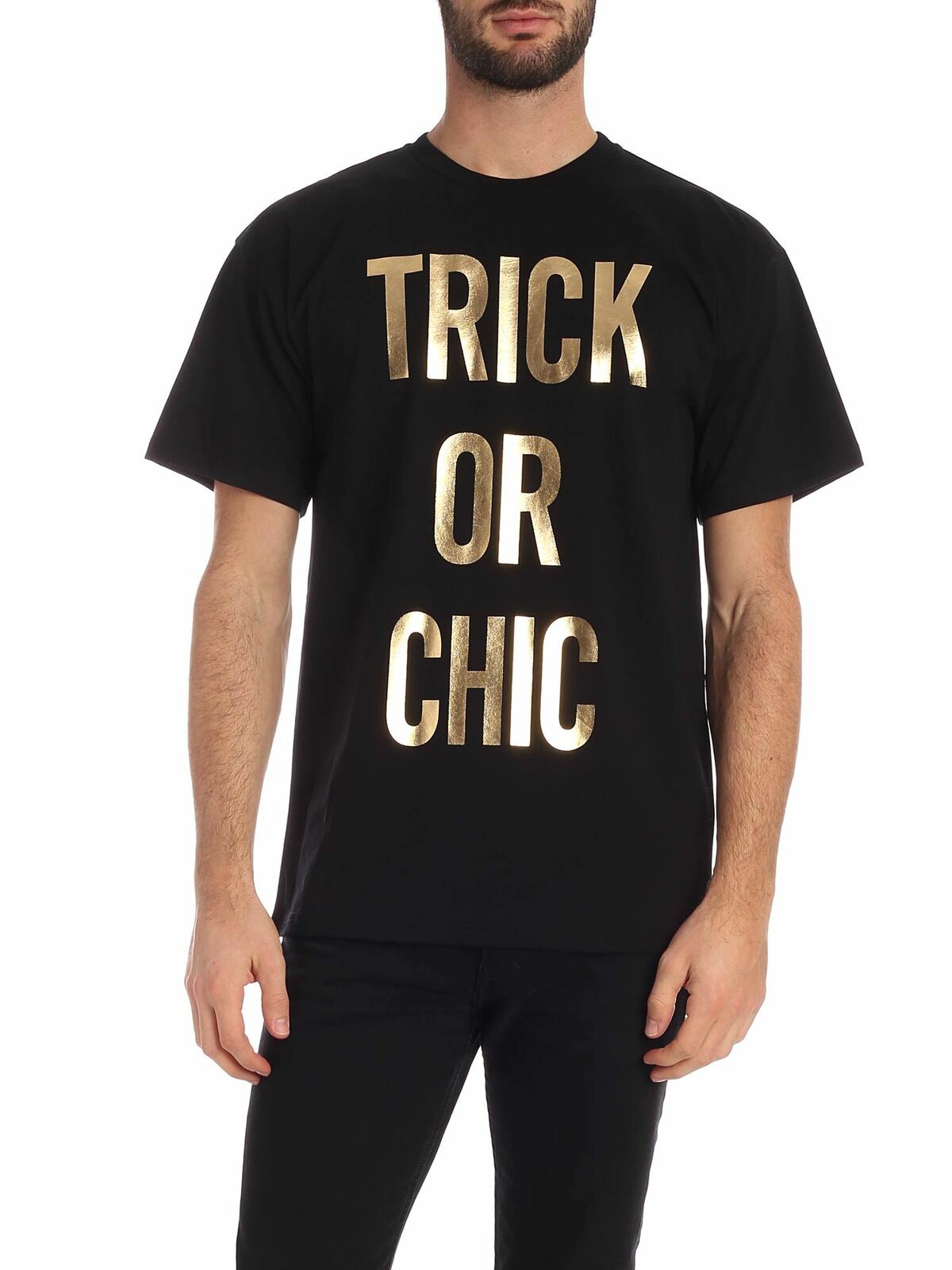 Moschino Trick Or Chic T-shirt In Black