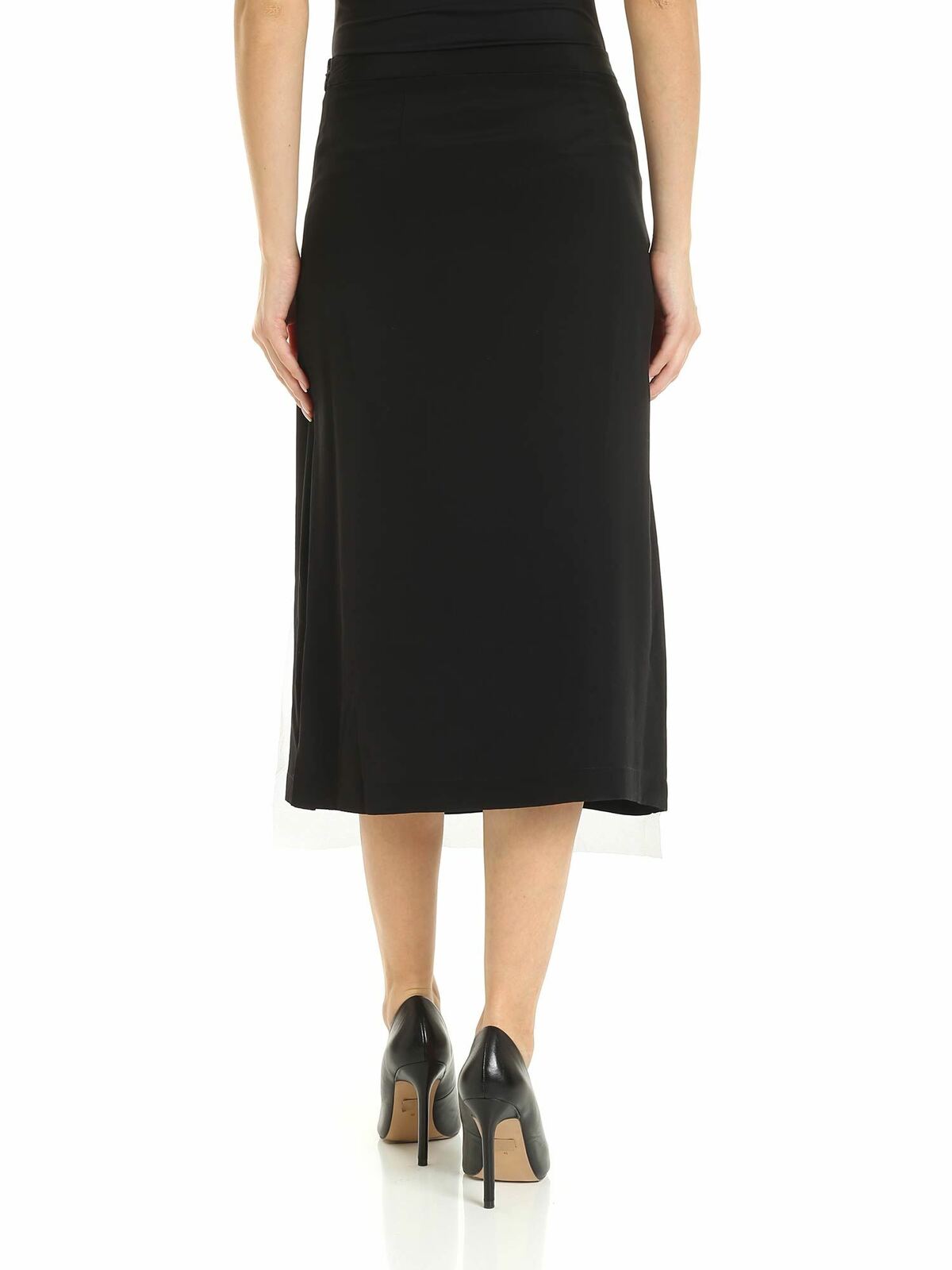 Shop Mcq By Alexander Mcqueen Maxi-sequins Skirt In Black In Negro
