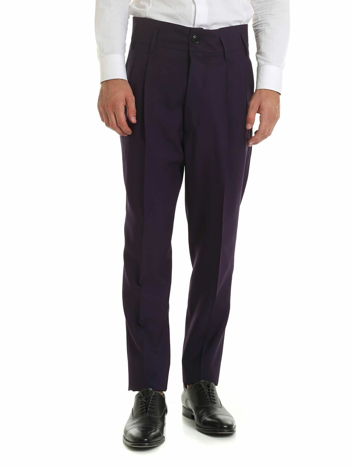 Vivienne Westwood Purple High-waisted Trousers In Púrpura