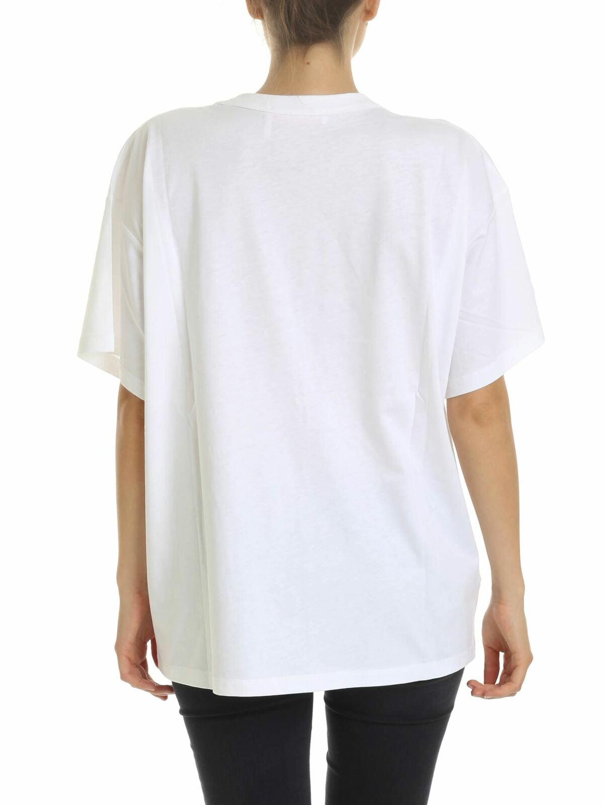 T-shirts See by Chloé - Oversized printed t-shirt in white