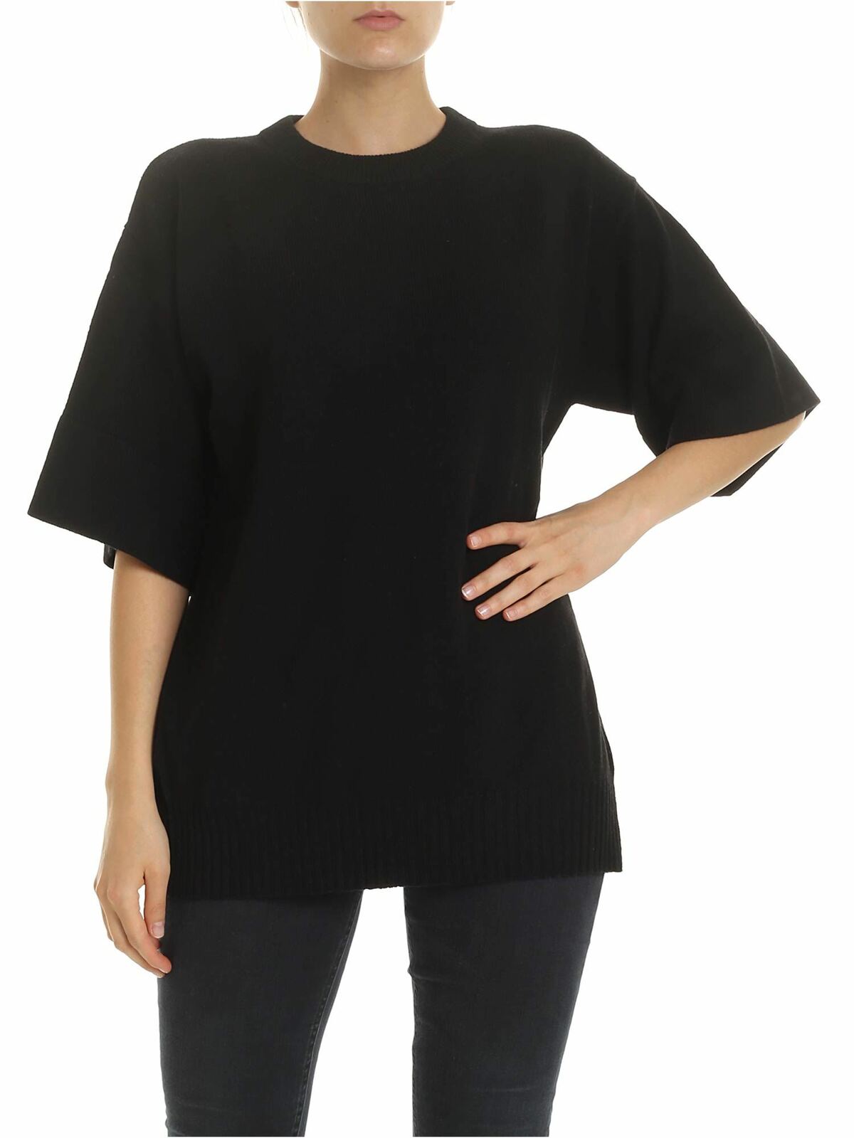 See By Chloé Pullover In Black With Cut-out