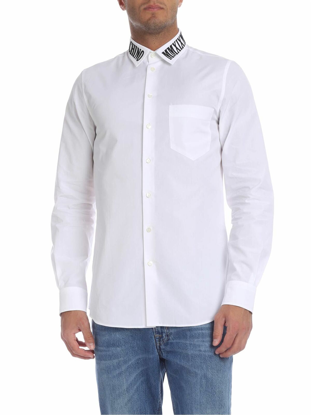 Moschino Shirt Mmxix  In White In Blanco
