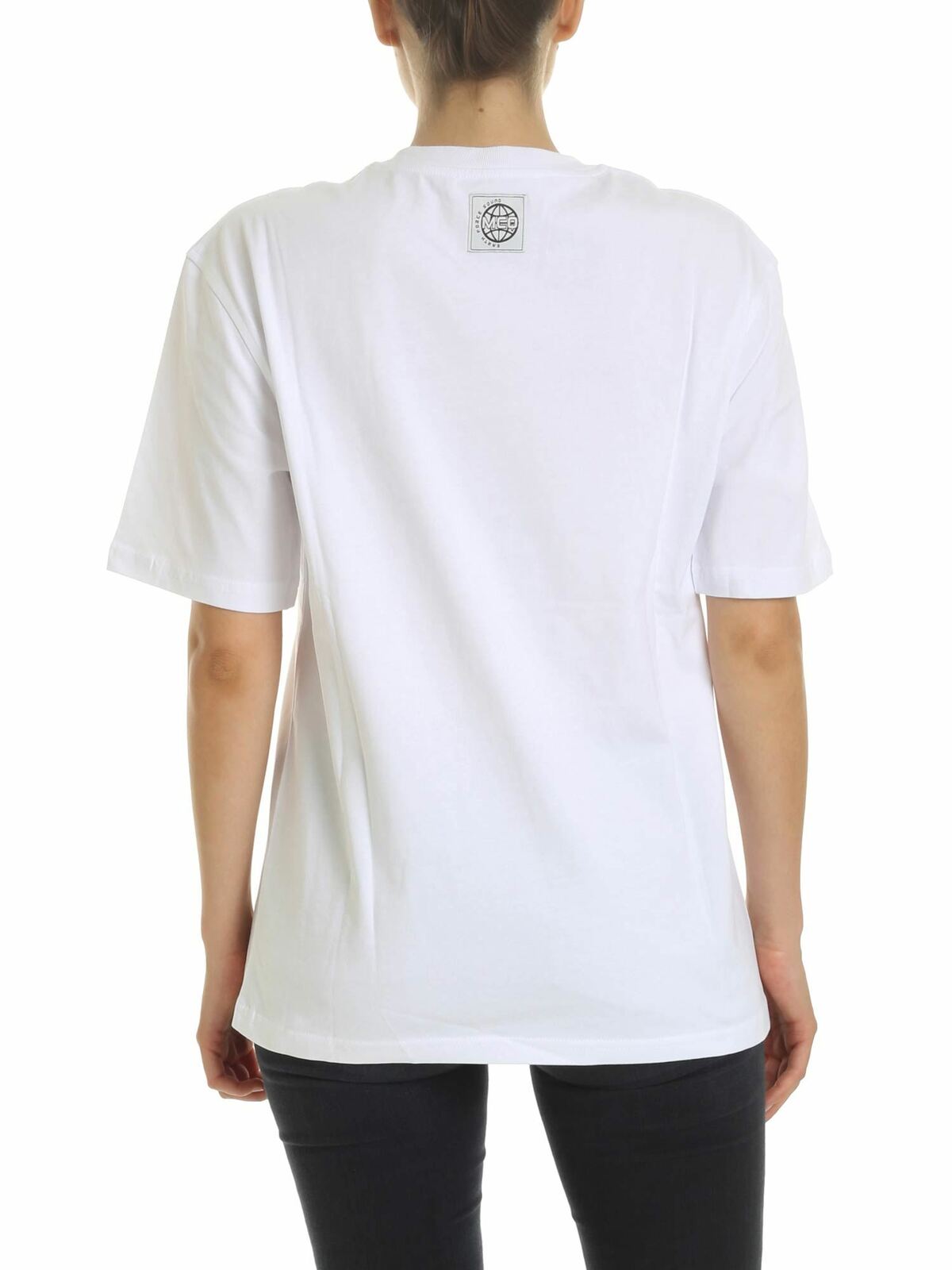 Shop Mcq By Alexander Mcqueen Earth Force Sound T-shirt In White