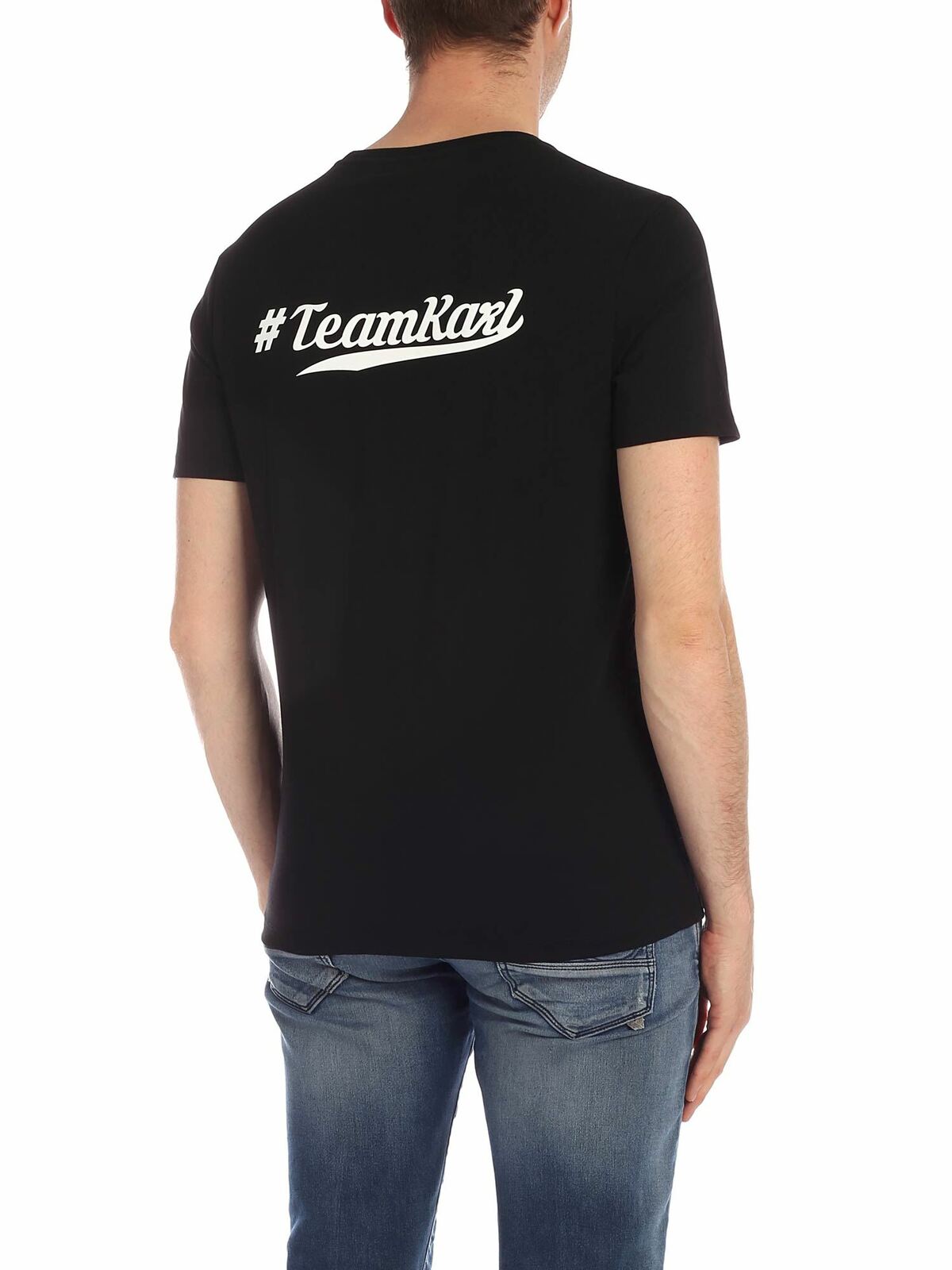 Shop Karl Lagerfeld Kameo T-shirt In Black