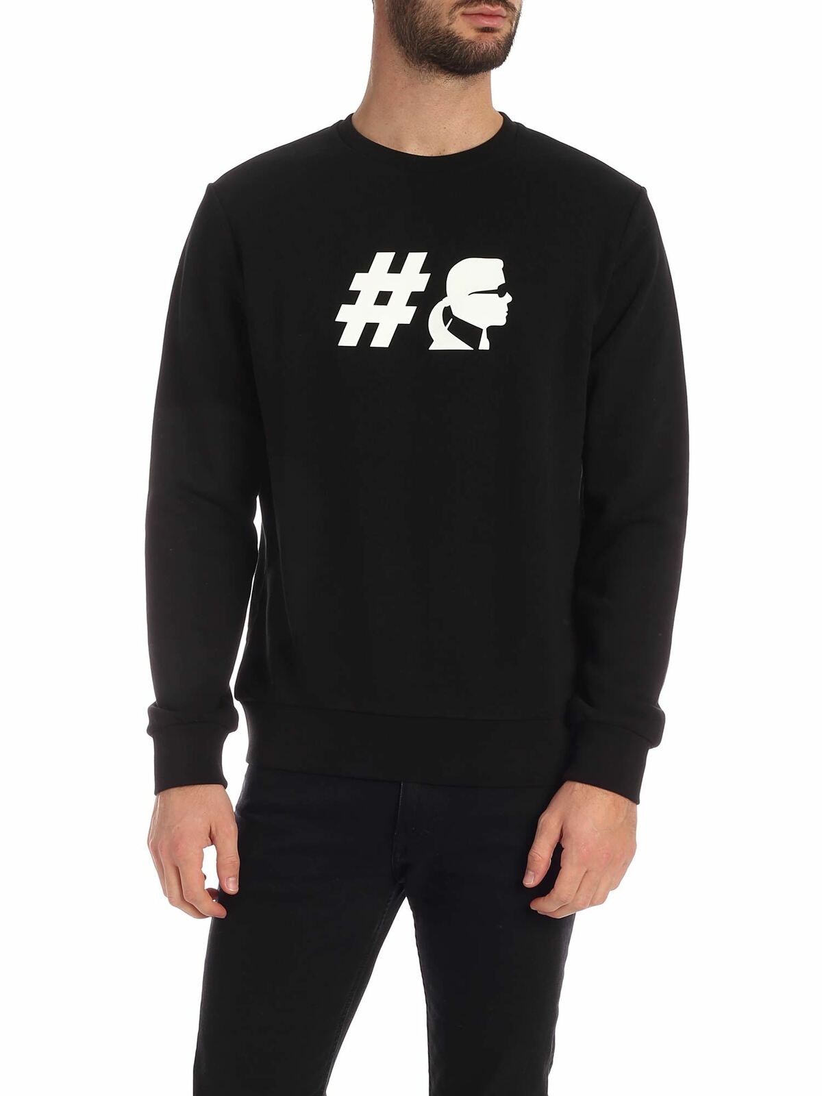 Karl Lagerfeld Kameo Sweatshirt In Black