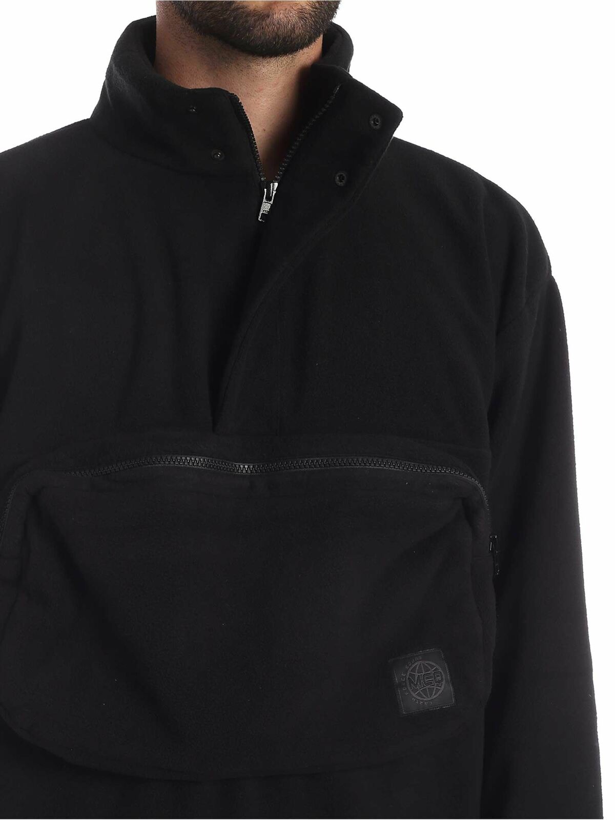 Shop Mcq By Alexander Mcqueen Rave Top Sweatshirt In Black In Negro