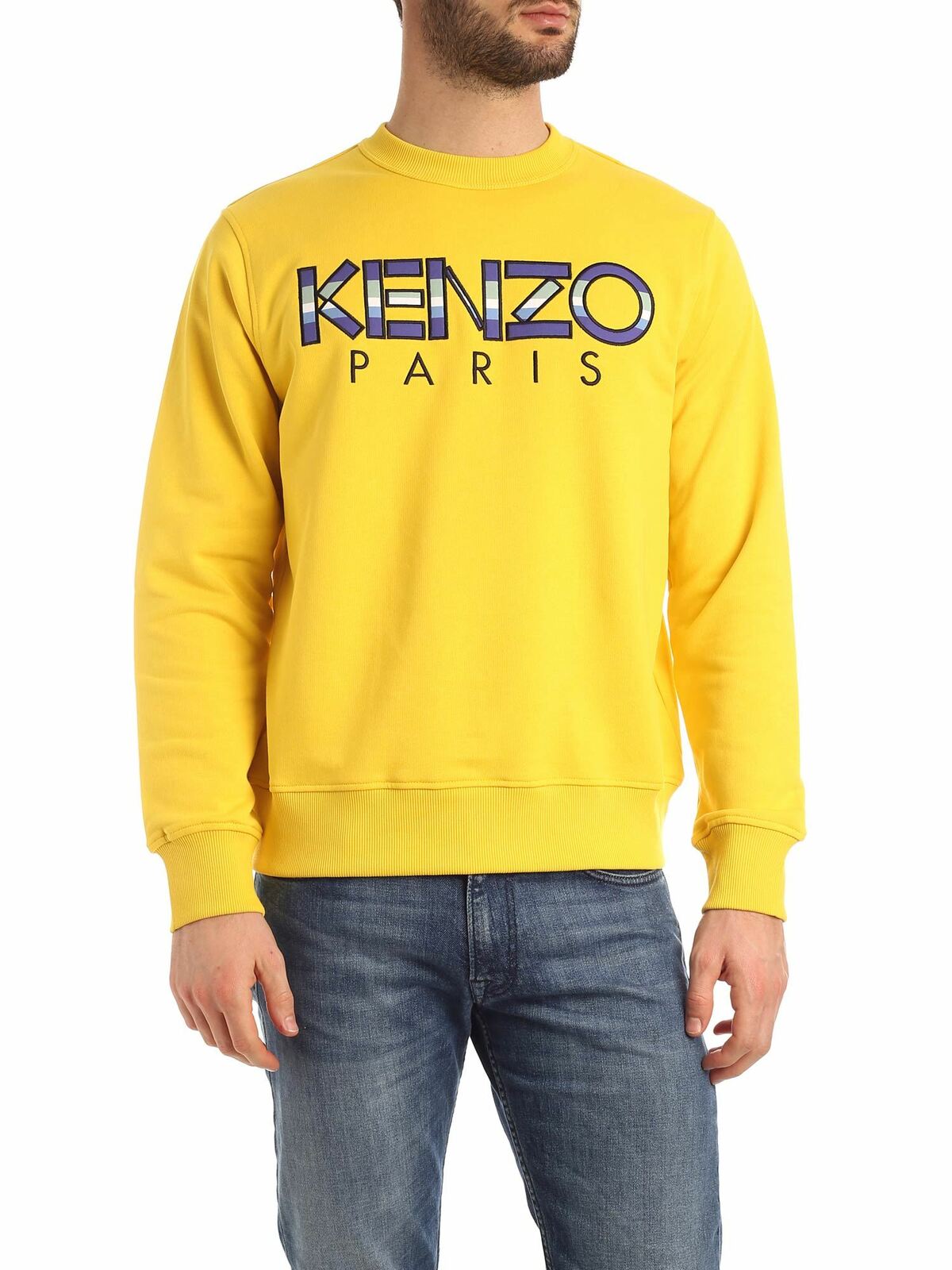Kenzo Paris Sweatshirt In Yellow