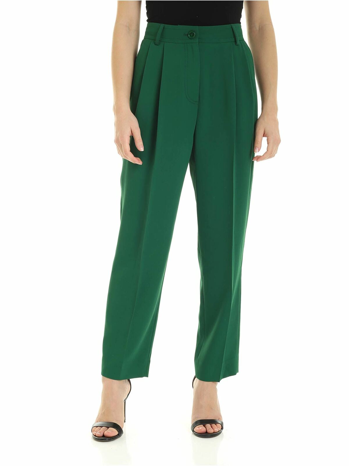 See By Chloé Trousers In Deep Pine Colour In Verde