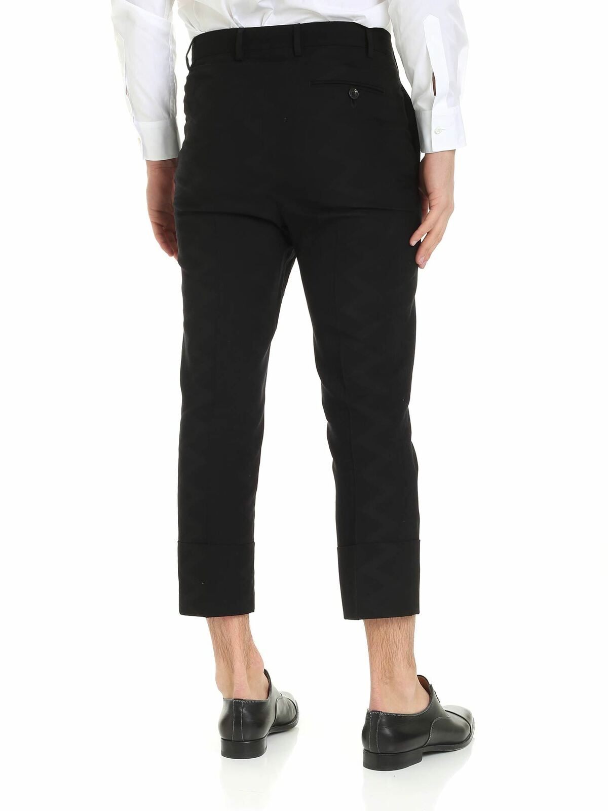 Shop Vivienne Westwood Cropped George Pants In Black In Negro