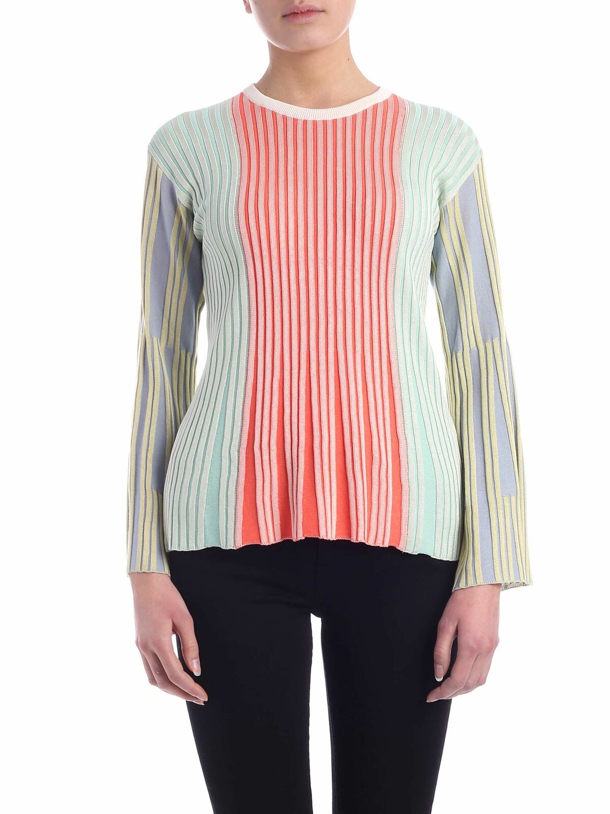 Kenzo Rayon And Cotton Multicolor Sweater