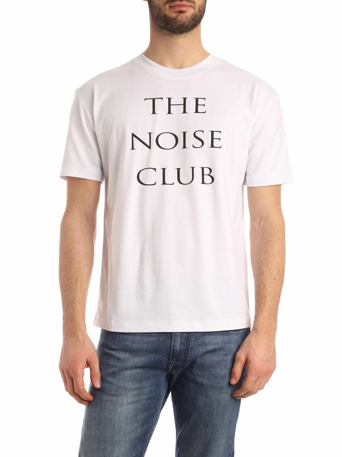 Mcq By Alexander Mcqueen Noise Club T-shirt In White