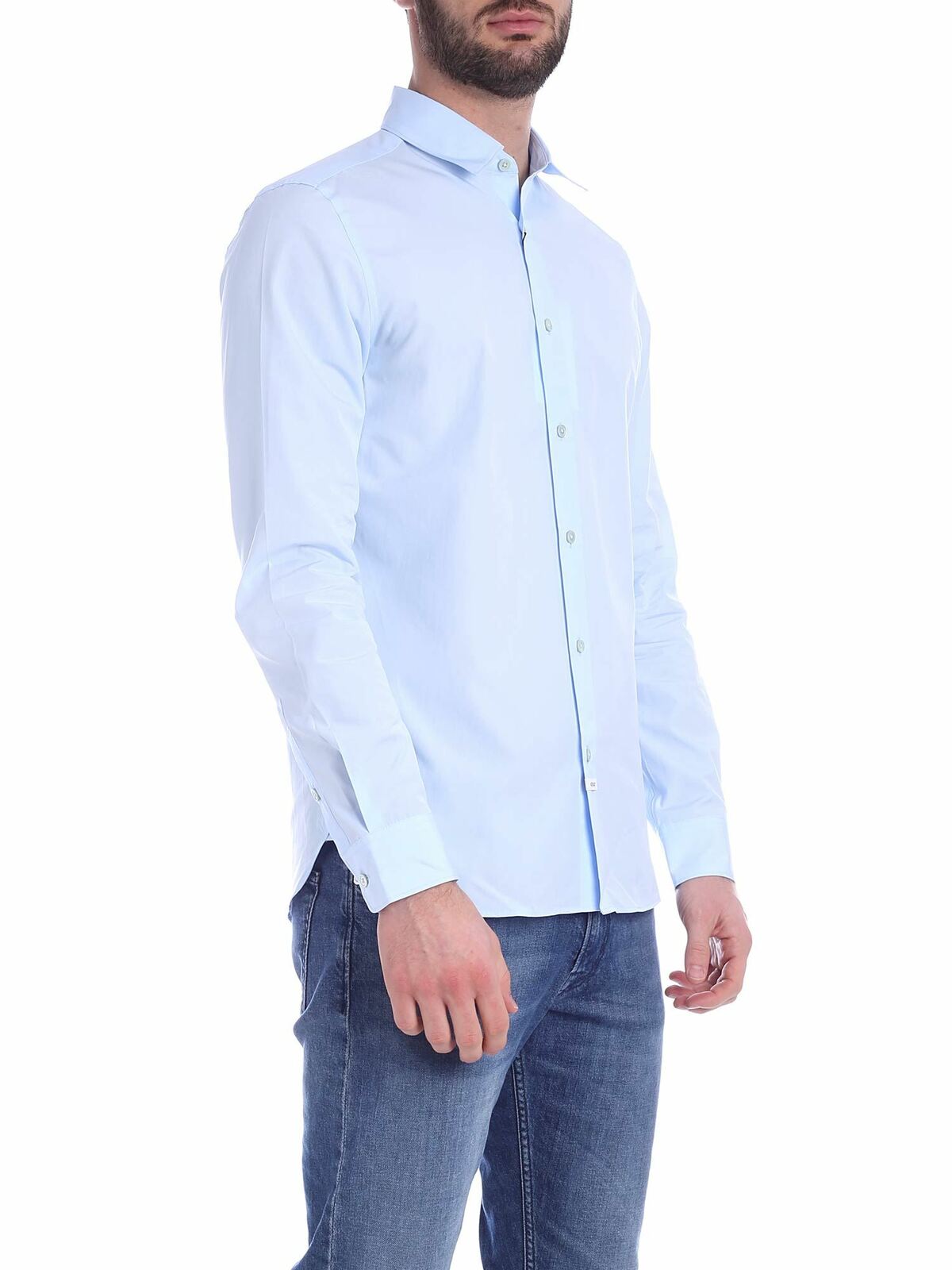blue and black kenzo shirt