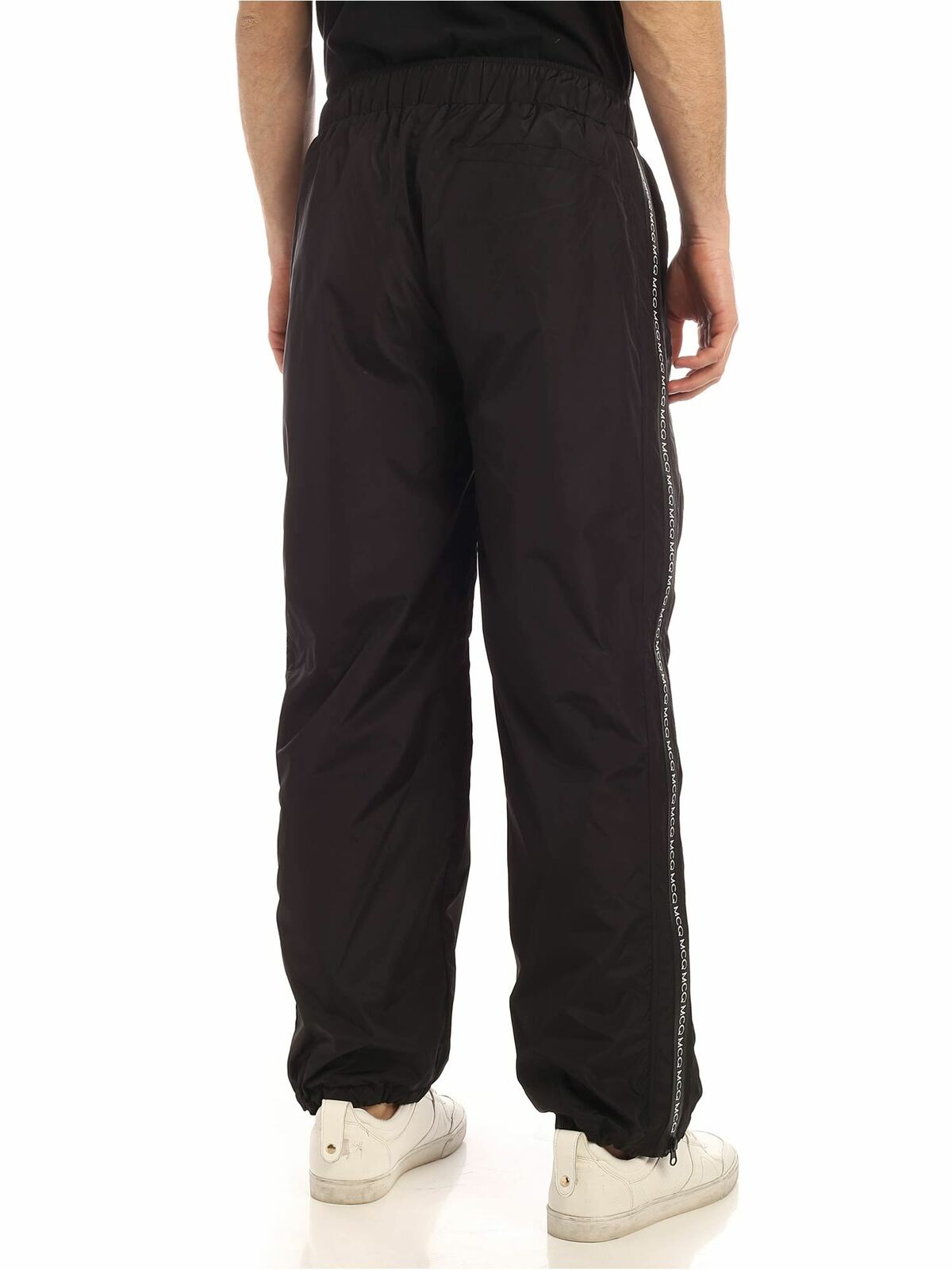 Shop Mcq By Alexander Mcqueen Mcq Bands Pants In Black In Negro