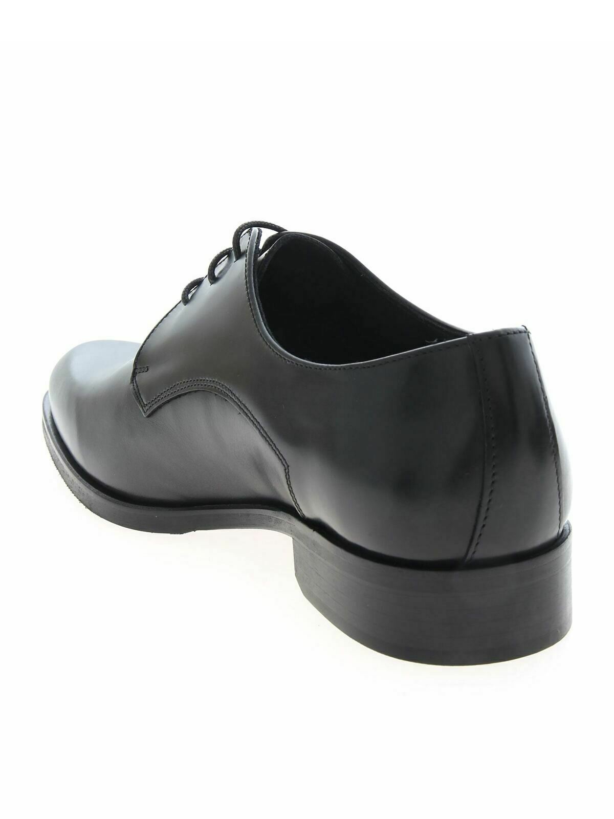 Shop Karl Lagerfeld Urano Ii Derby Shoes In Black In Negro