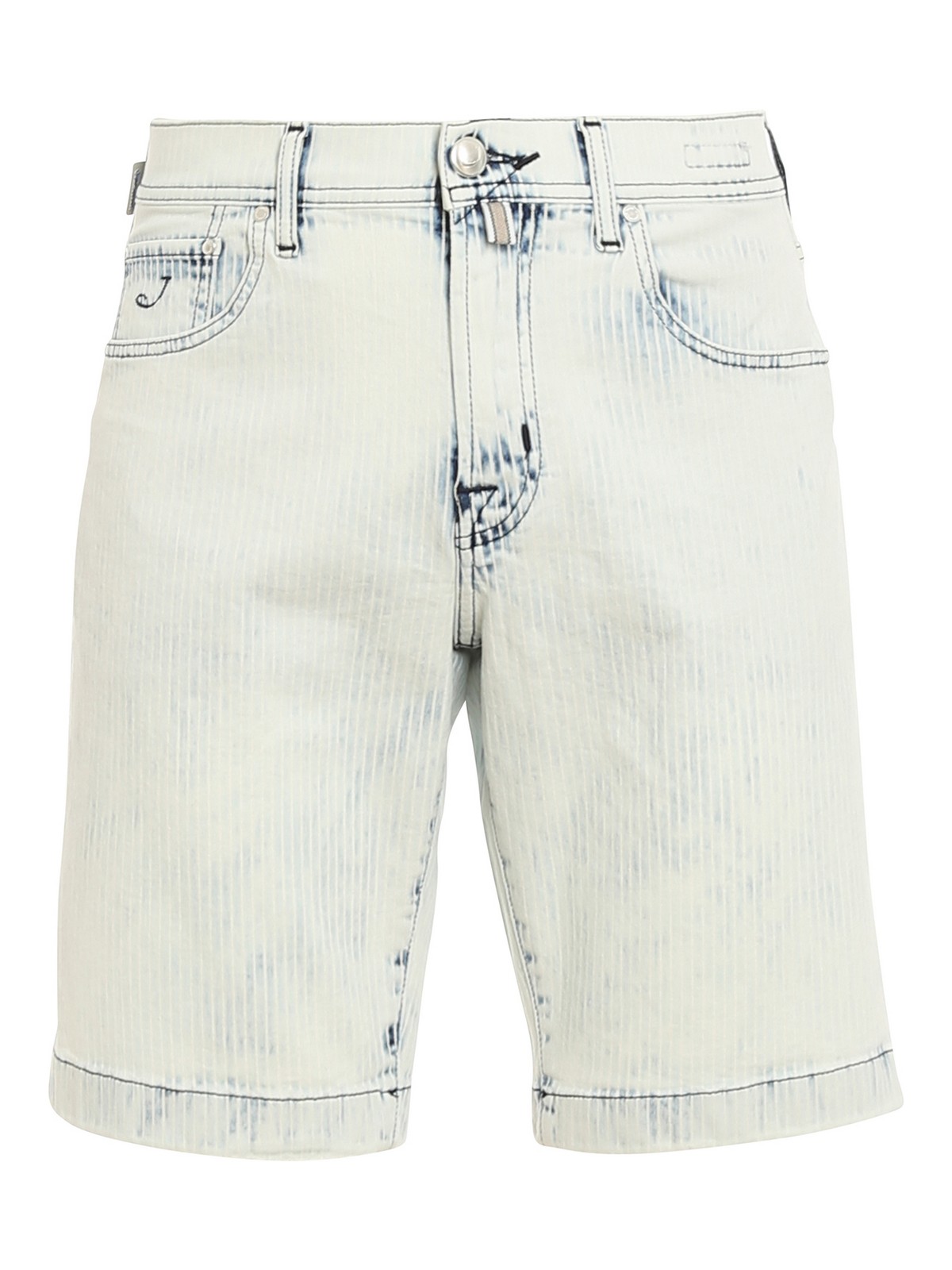 Jacob Cohen Style 6636 striped denim shorts|J6636COMF02329W255010022