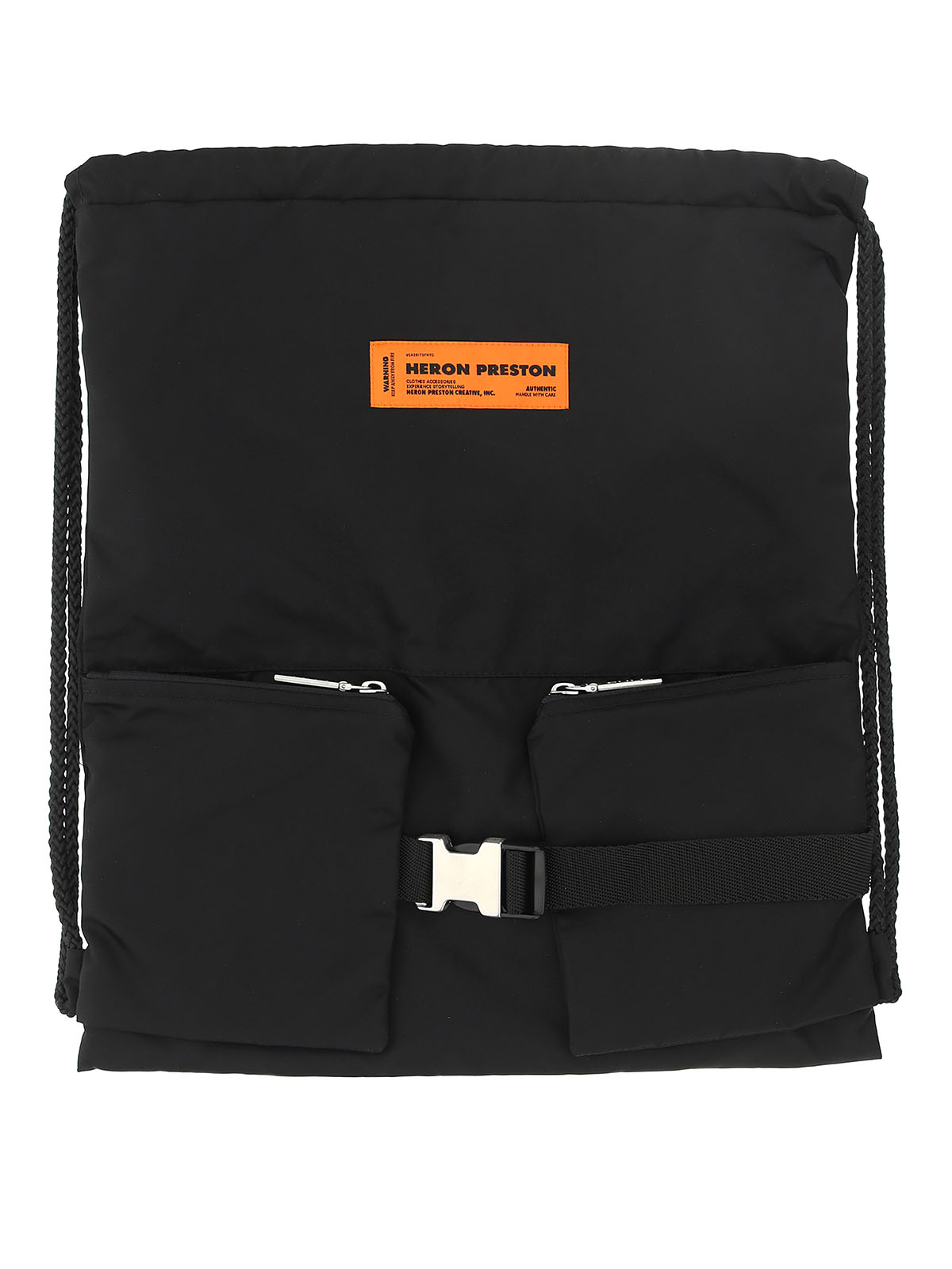 HERON PRESTON ブラックリュック Heron Preston バックパック - 黒|HWNB007R21FAB0011000
