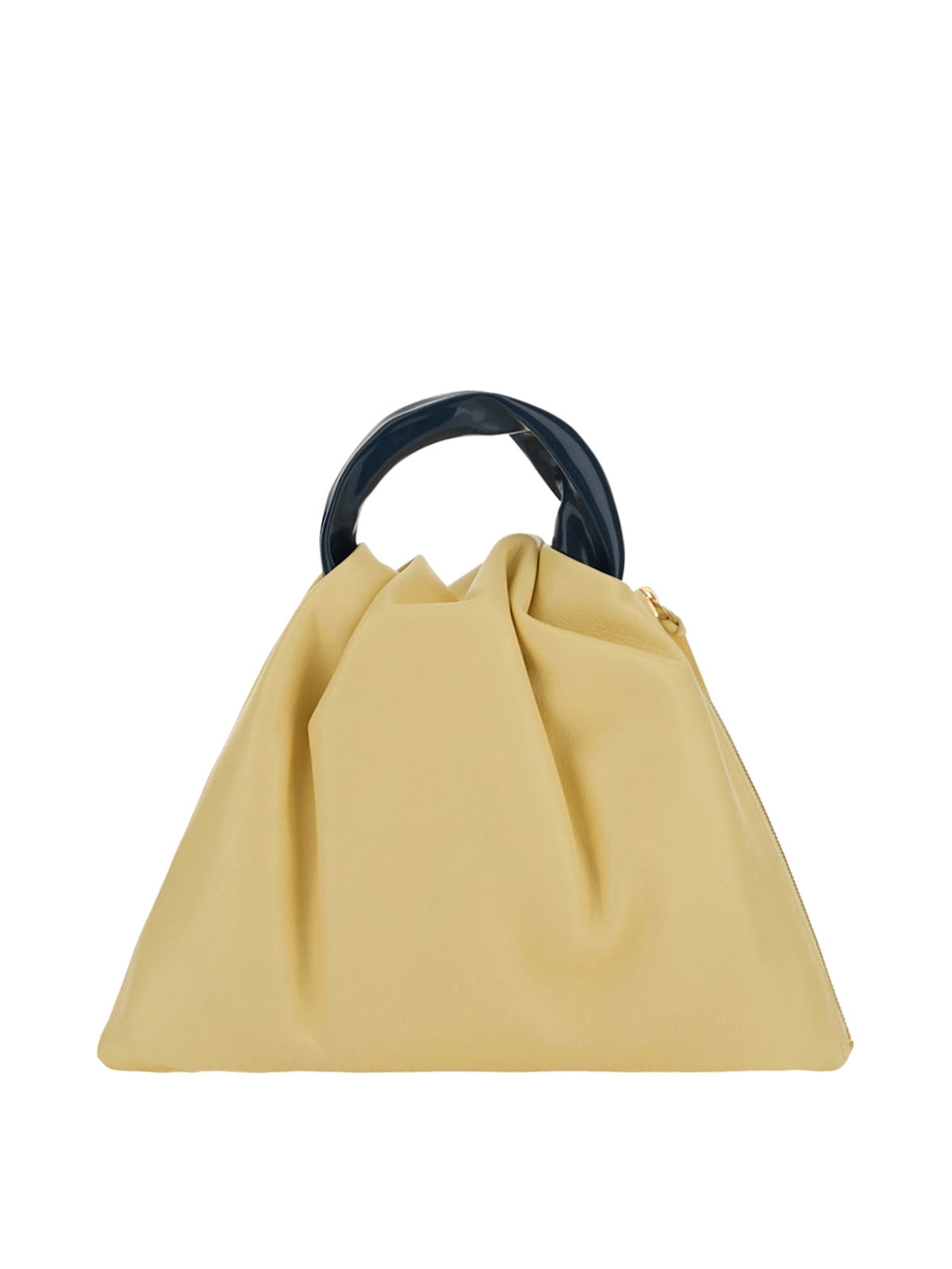 Jil Sander Crush bag - Light Yellow - Women|JSWS851564WSB70041743