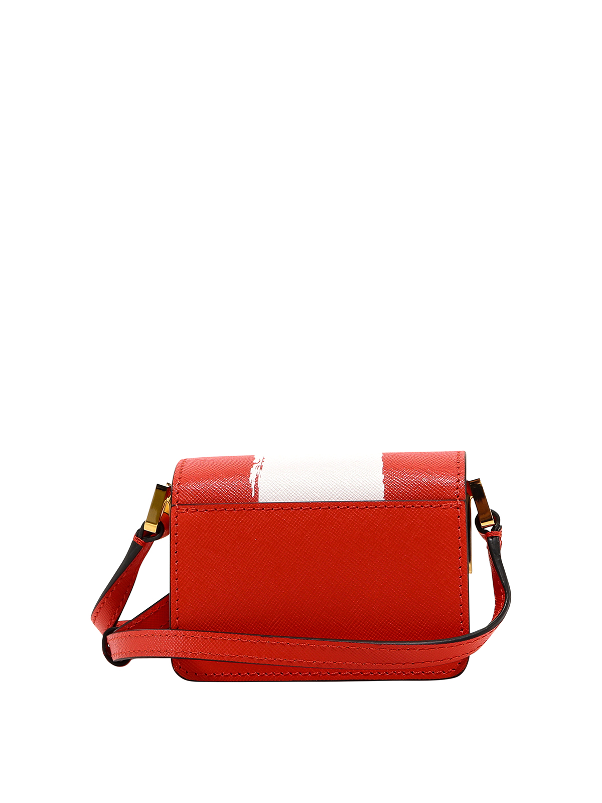 Marni Trunk Tri Tone Nano Leather Crossbody Bag (Shoulder bags