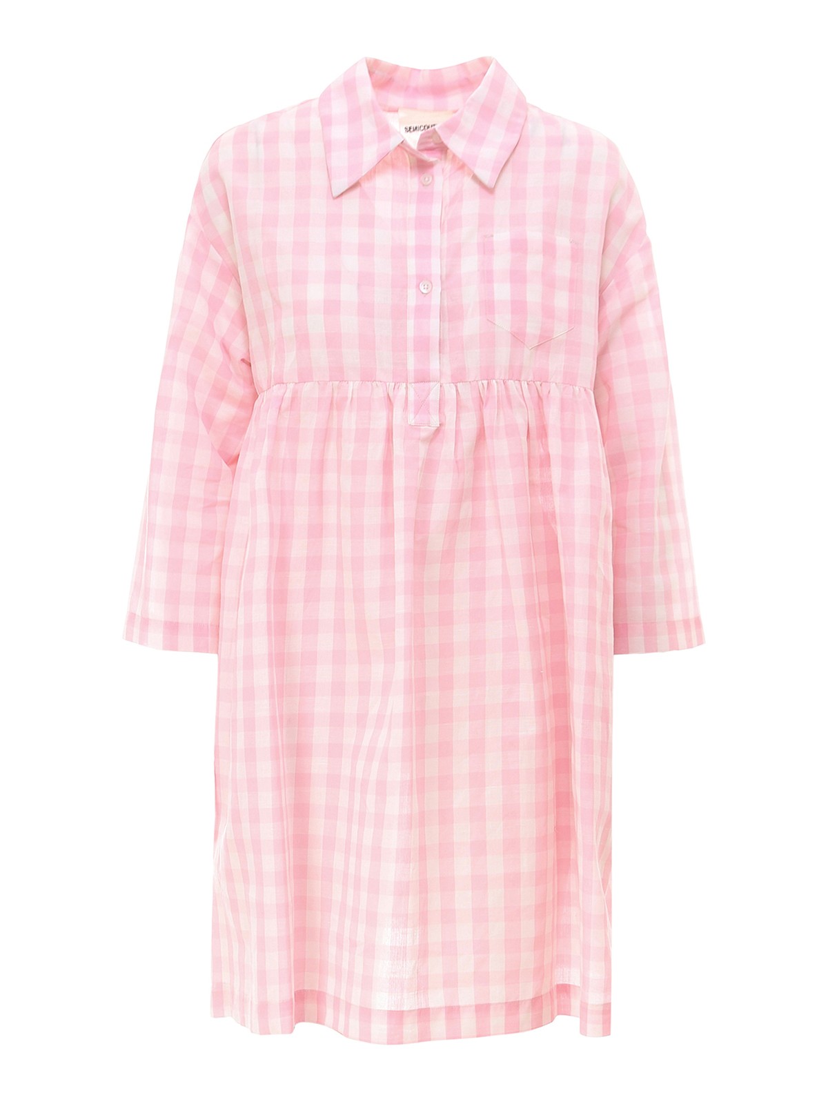 long dress beach wear Pink Silk Designer Maxi Dress main image 1
