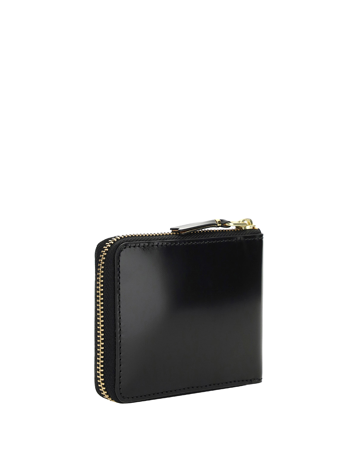 Comme Des Garcons Zipped bi-fold wallet - Black|SA7100MIGOLD