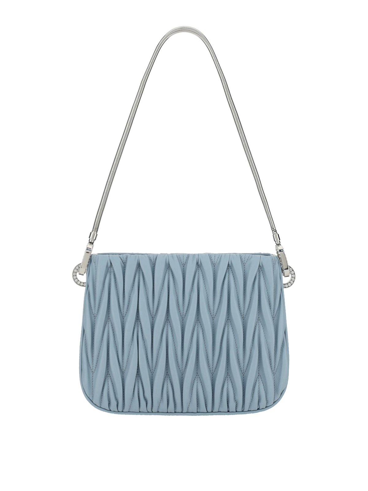 Miu Miu Sassy shoulder bag - Light Blue | 5BA200VGOON88F0012