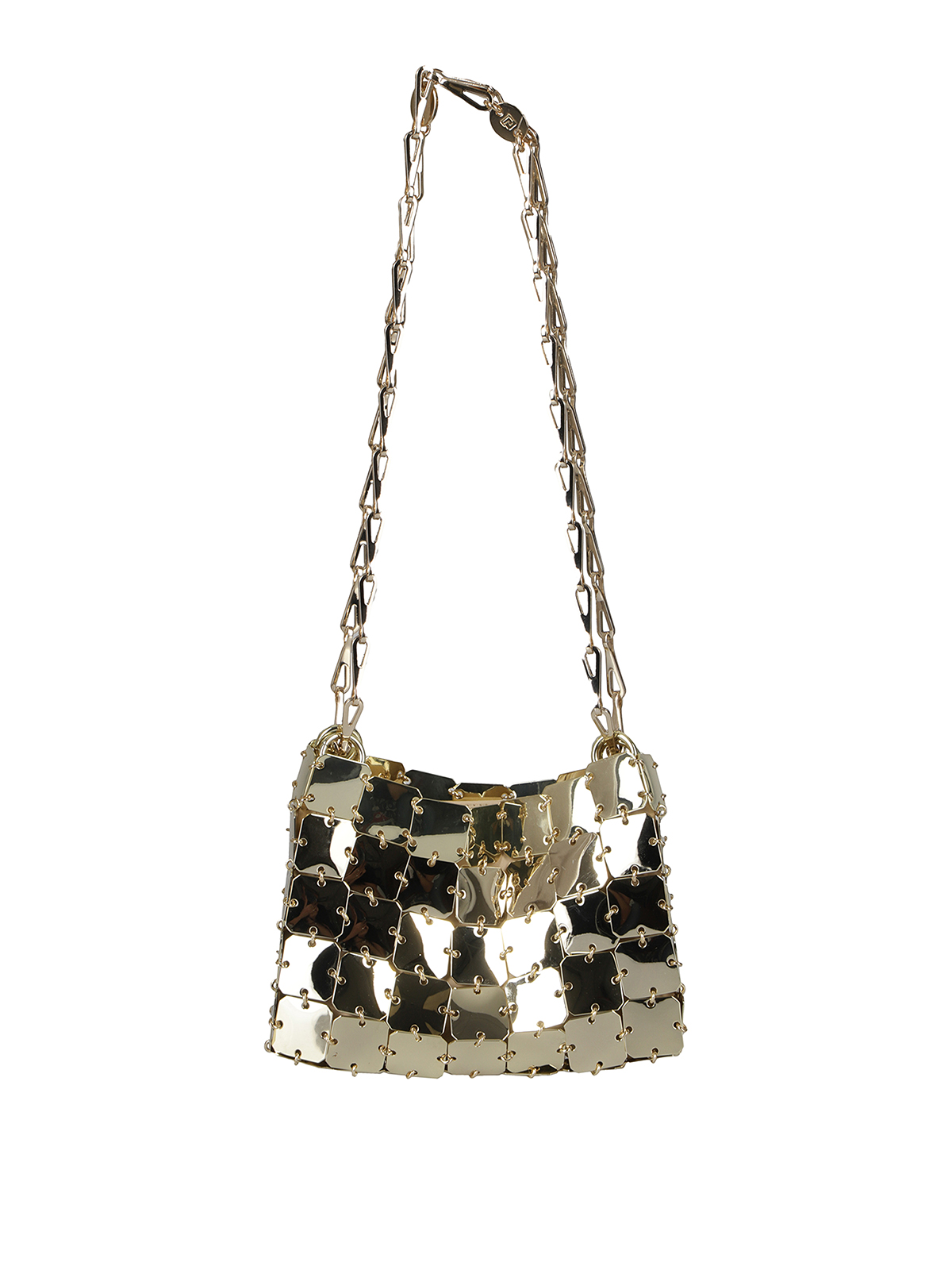 Rabanne Square Iconic 1969 golden bag - Gold