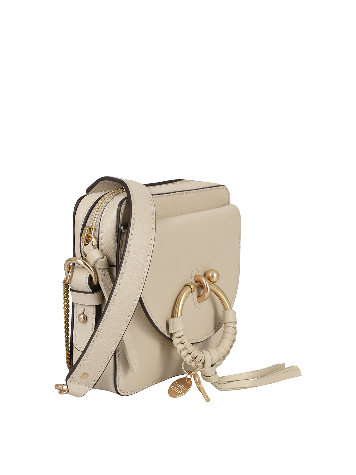 See by Chloé Mini Joan camera bag - Beige|CHS20US99438824H