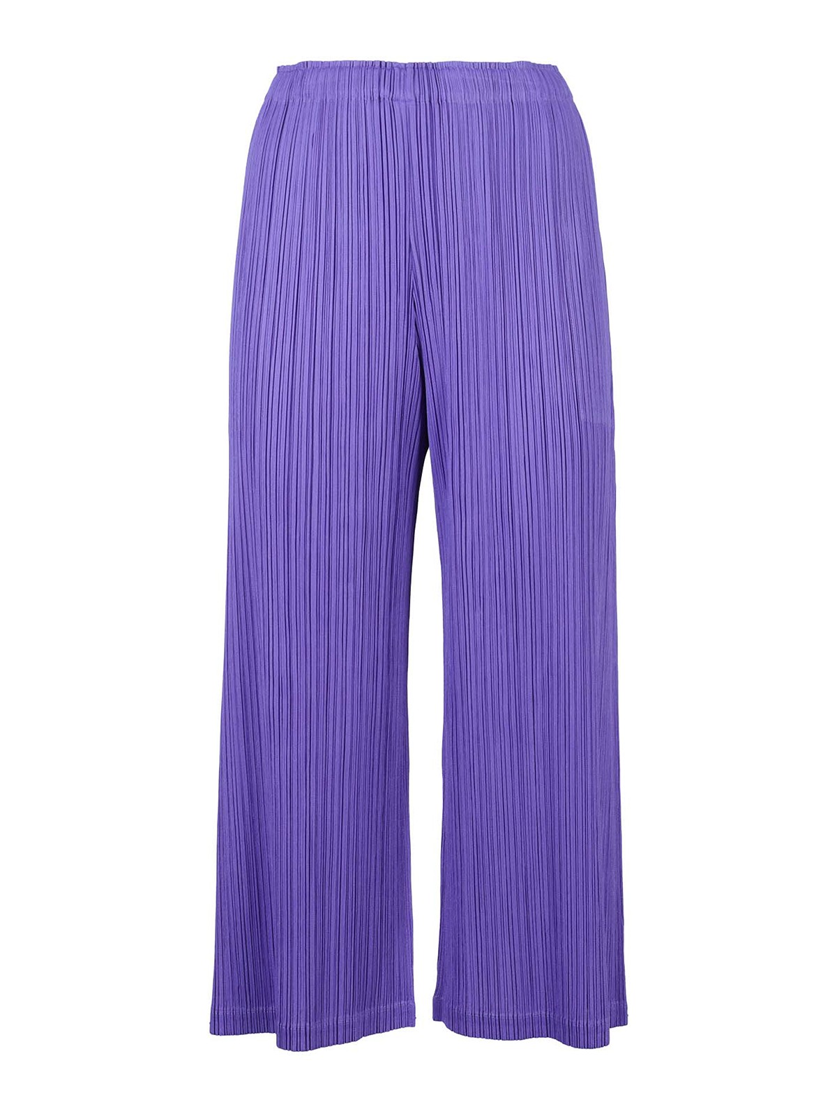 Pleats Please Issey Miyake Pleated pants - Purple|PP16JF55381