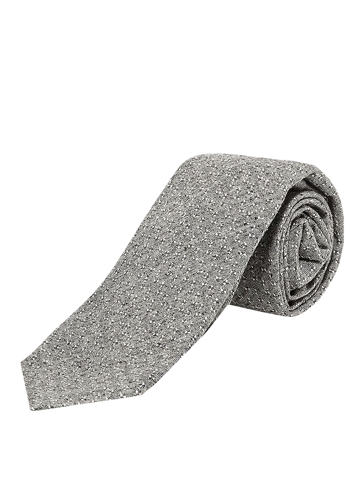 Kiton ネクタイ - グレー - グレイ|UCRVKRC06G0408