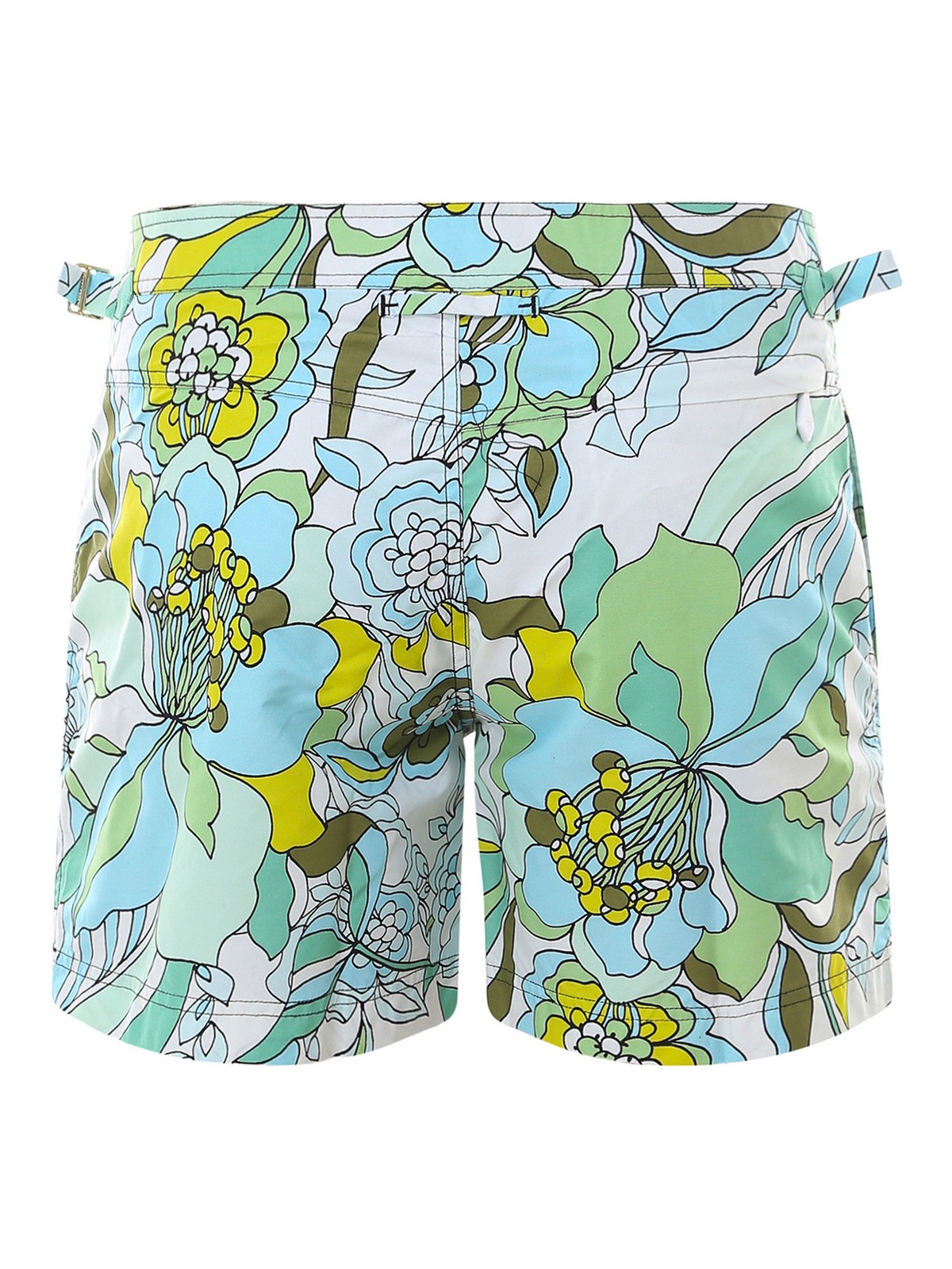 Tom Ford Floral swim shorts - Blue - Men | BW654TFB450104