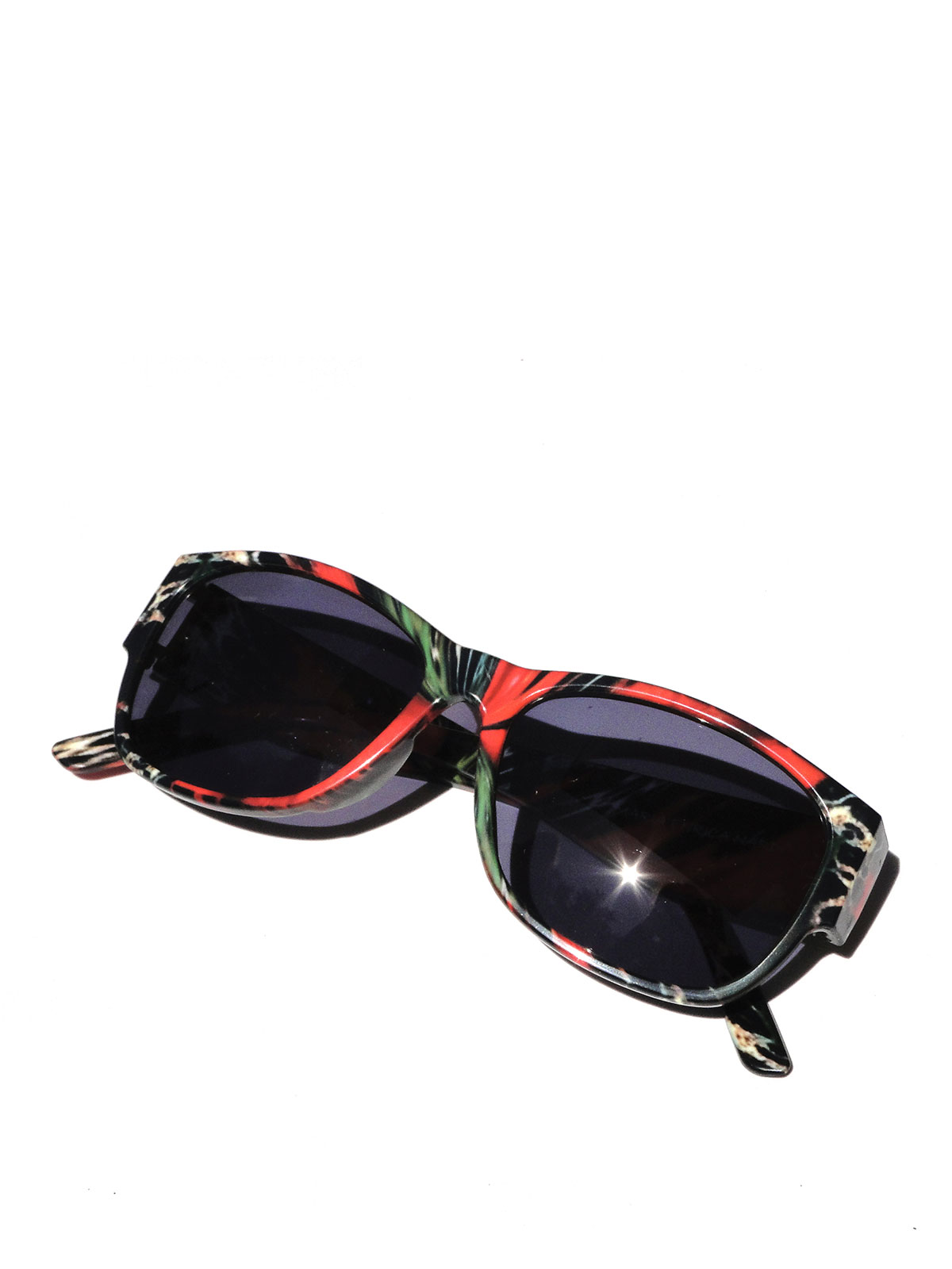Shop Maria Enrica Nardi Anemone Sunglasses In Red