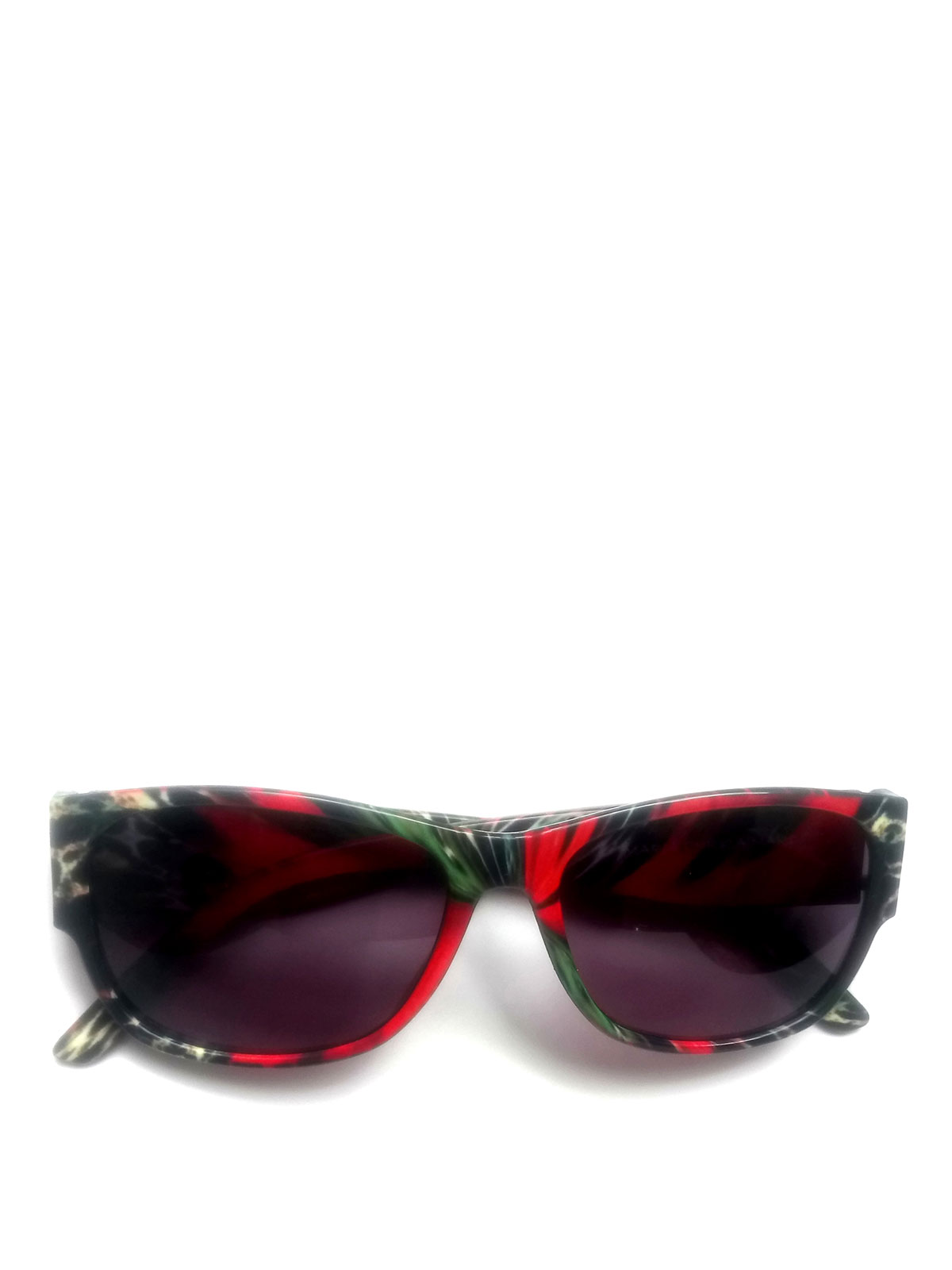 Shop Maria Enrica Nardi Anemone Sunglasses In Red