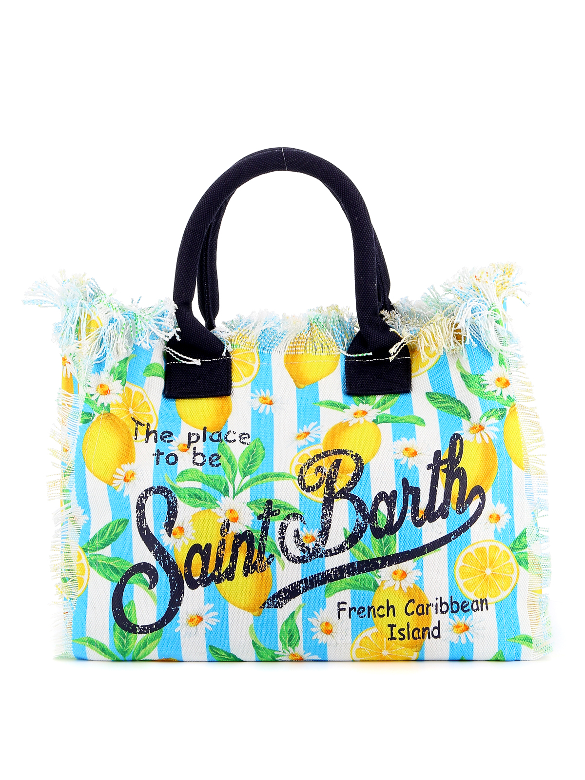 Mc2 Saint Barth Vanity multicolour canvas beach bag