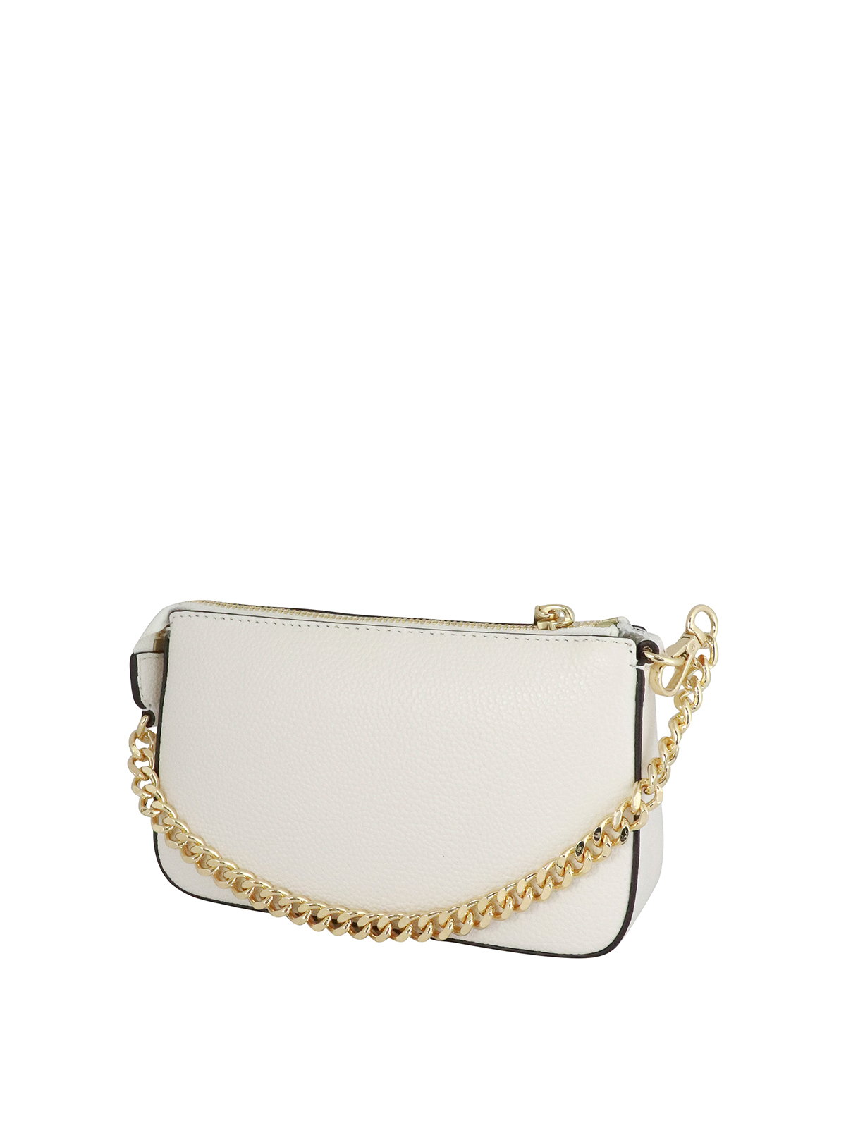 Michael Michael Kors chain clutch in hammered leather