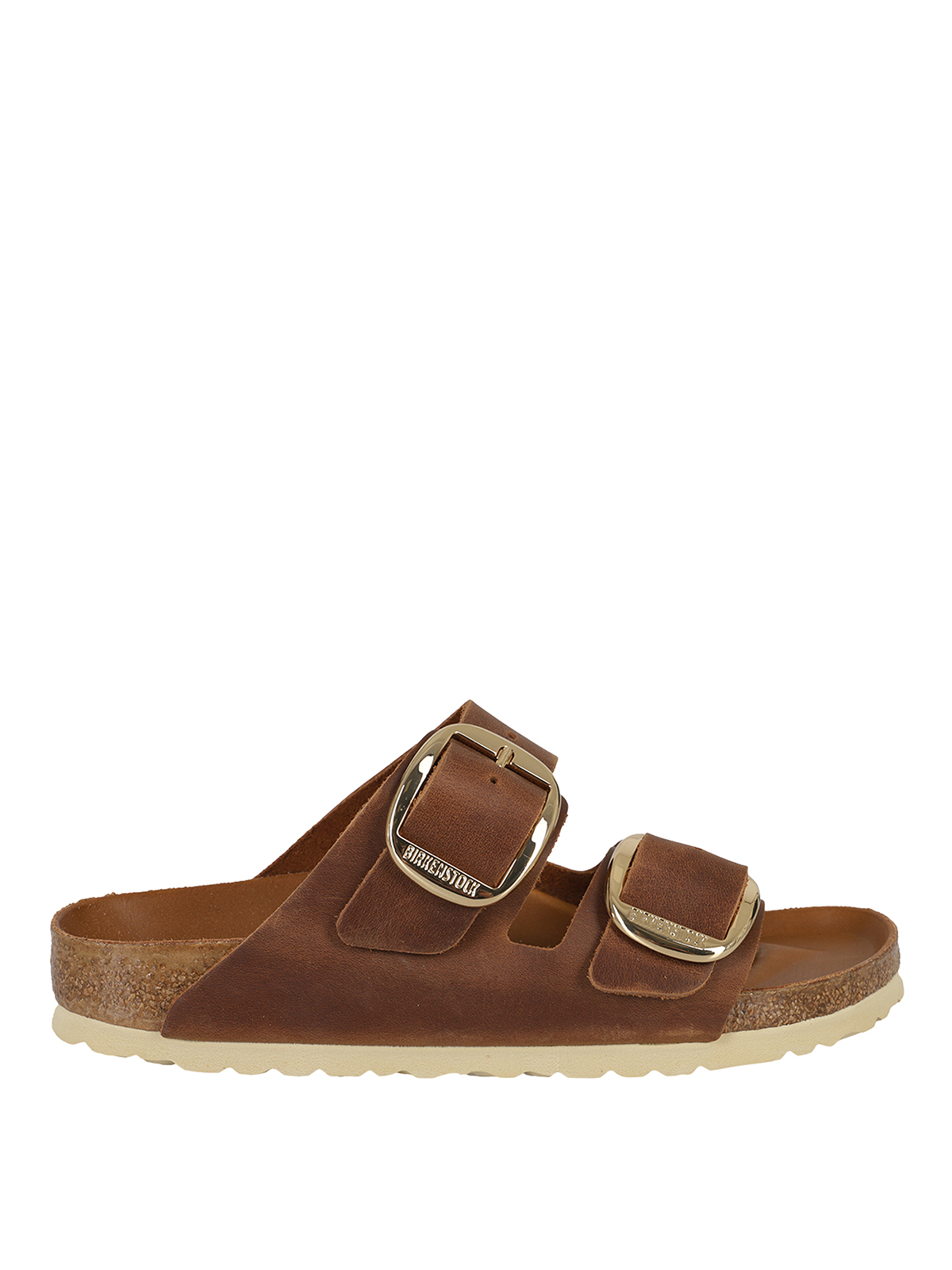 Shop Birkenstock Arizona Leather Sandals In Brown