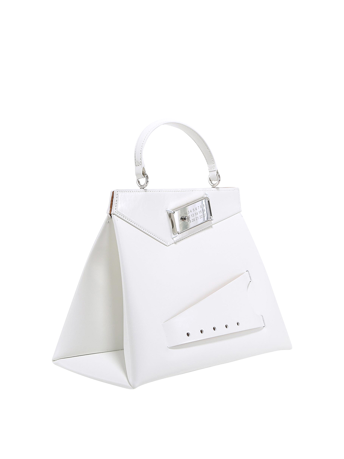 MAISON MARGIELA Snatched バッグ　ミディアム　ホワイト Maison Margiela Snatched medium handbag|S56WD0124P2714T1003