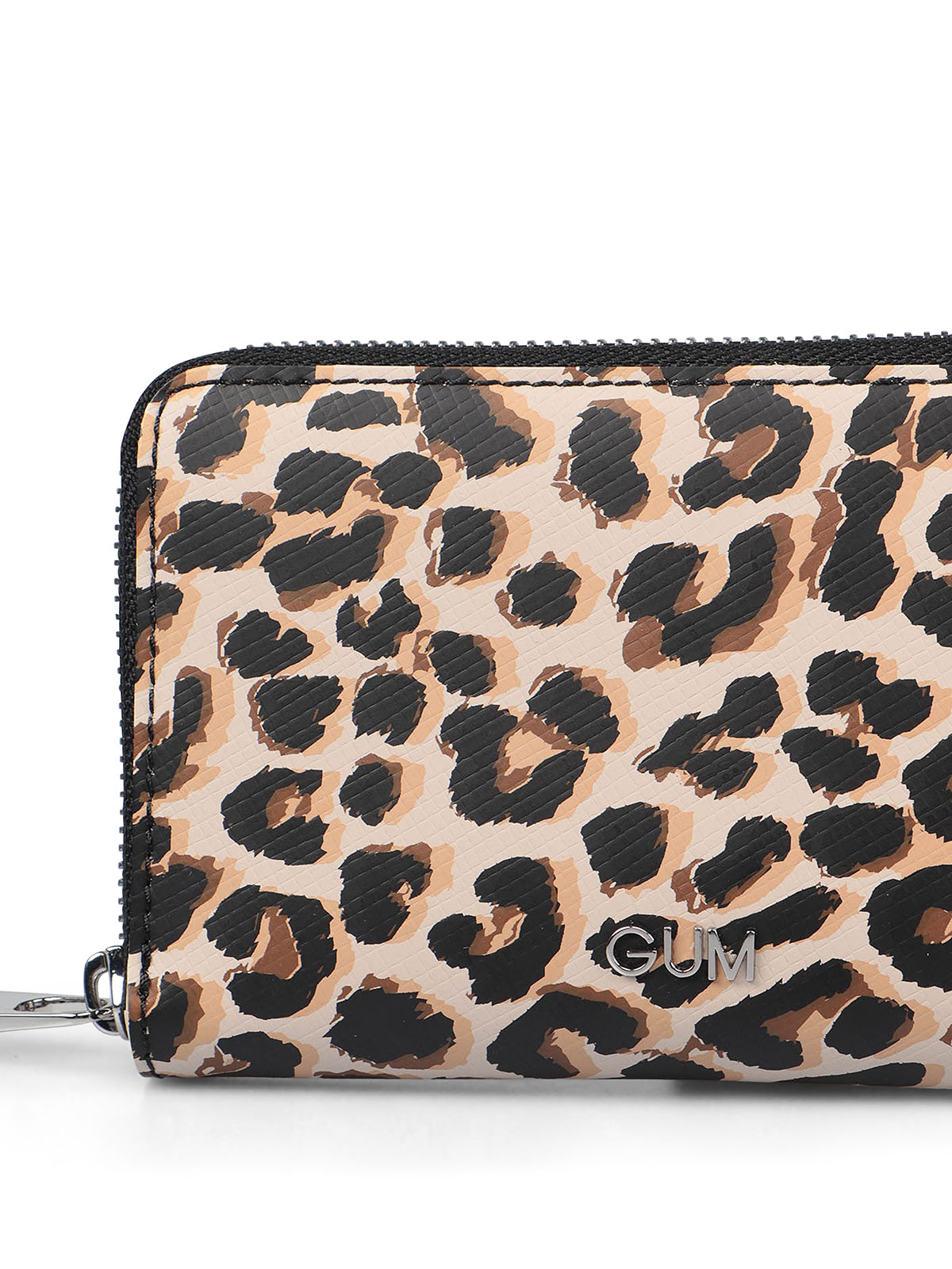 Womens Leopard Print Wallets Cheetah Animal Wallet Zipper Around