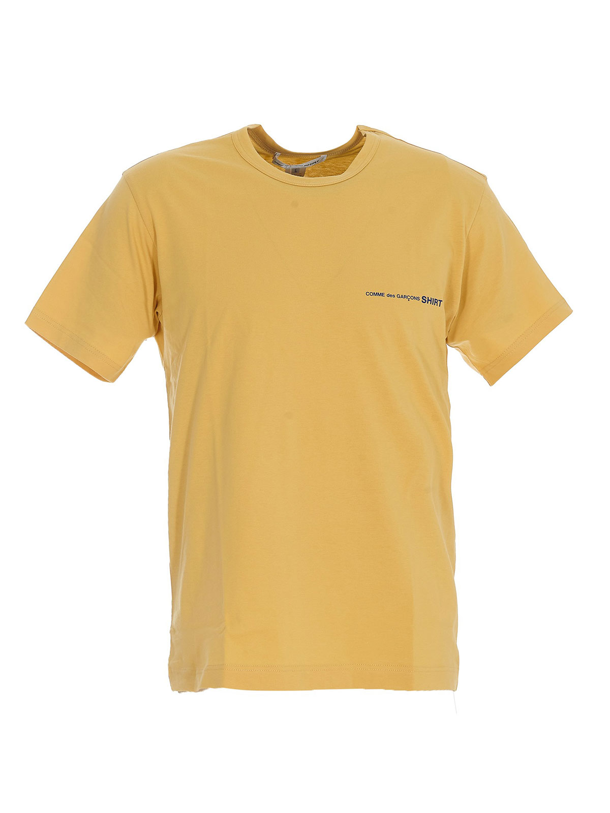 Comme Des Garçons Yellow Cotton T-shirt