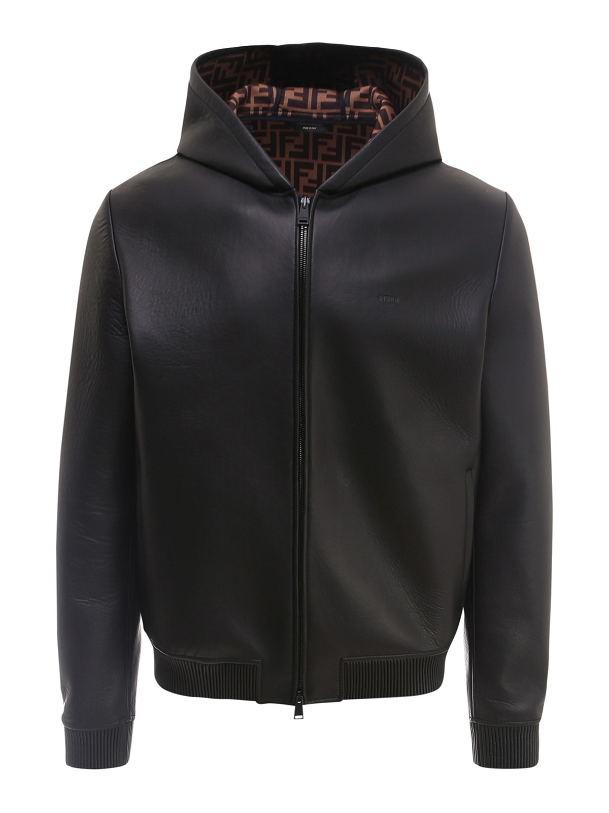 Fendi leather jacket mens best sale