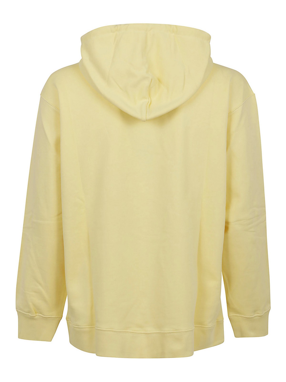 Shop Opening Ceremony Logo Print Hoodie In Yellow