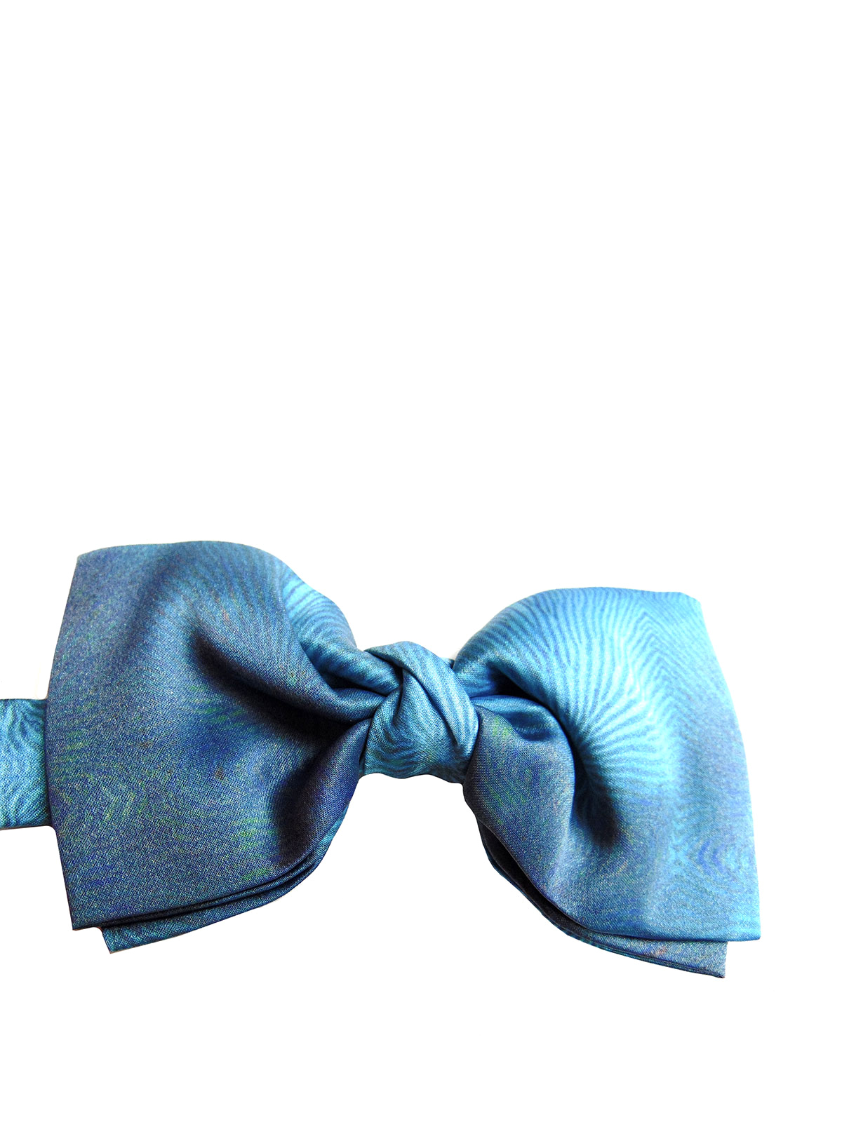 Shop Maria Enrica Nardi Vietri Handmade Silk Bow Tie In Light Blue