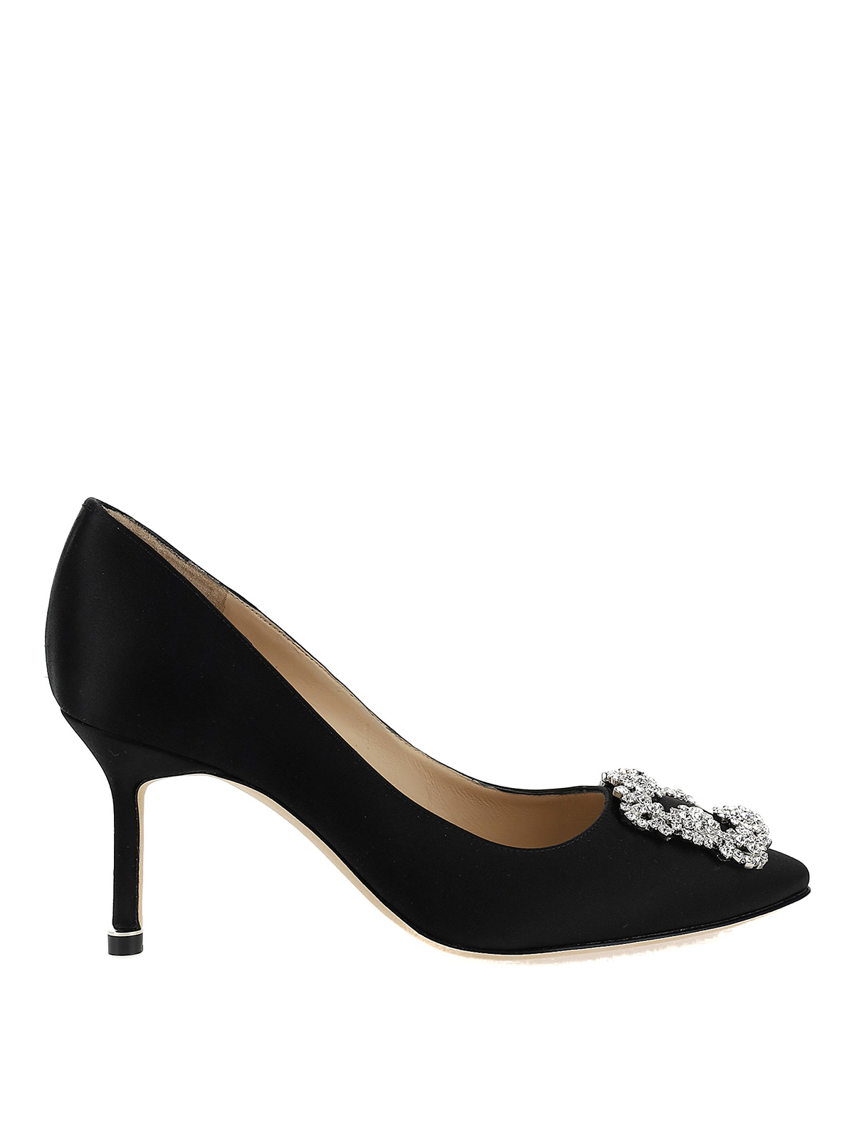 Escarpins Manolo Blahnik Hangisi Noir - Texture Serpent - Taille 36 - Neuf Dans Boîte