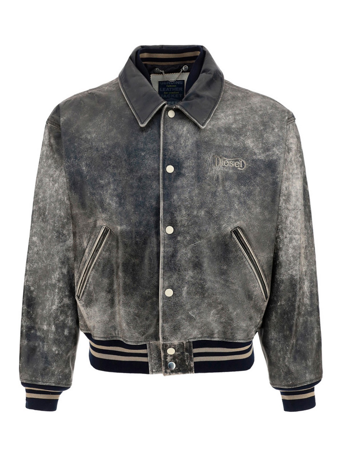 Diesel Leather Jacket - Etsy UK