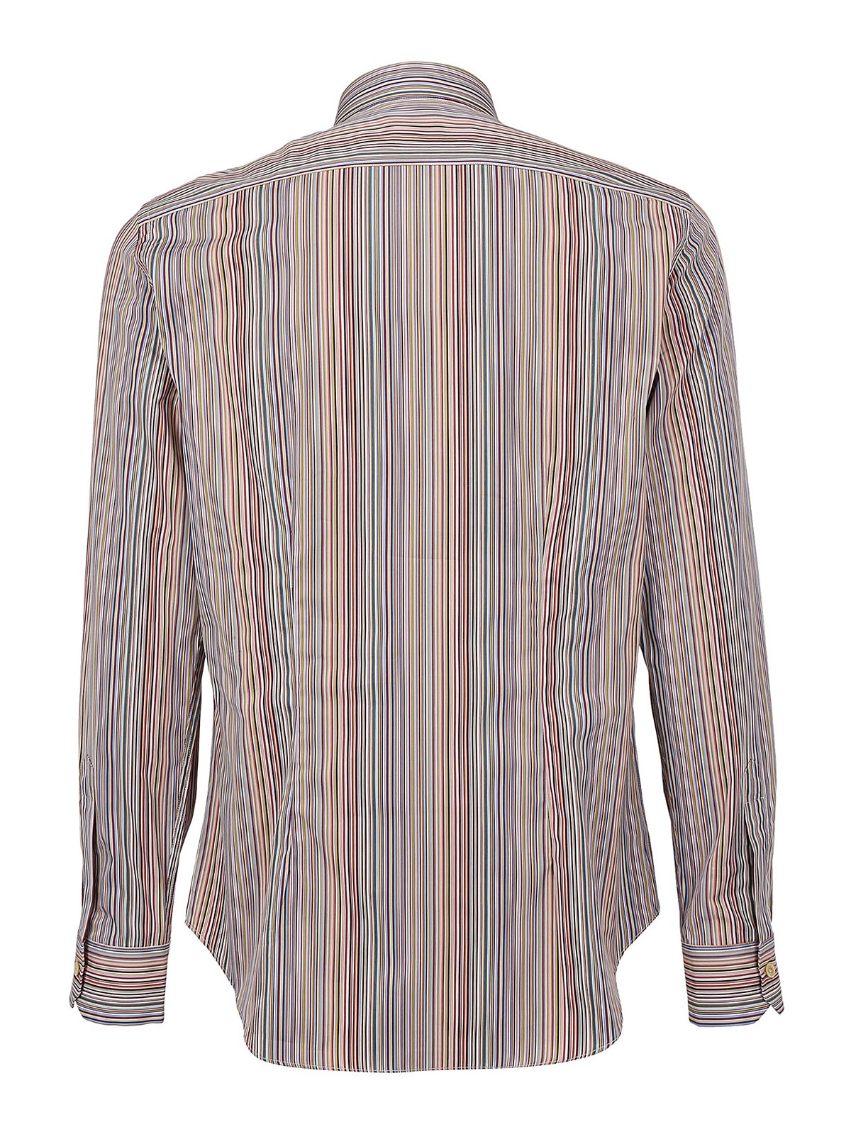 Shop Paul Smith Multicoloured Stiped Cotton Shirt In Multicolor