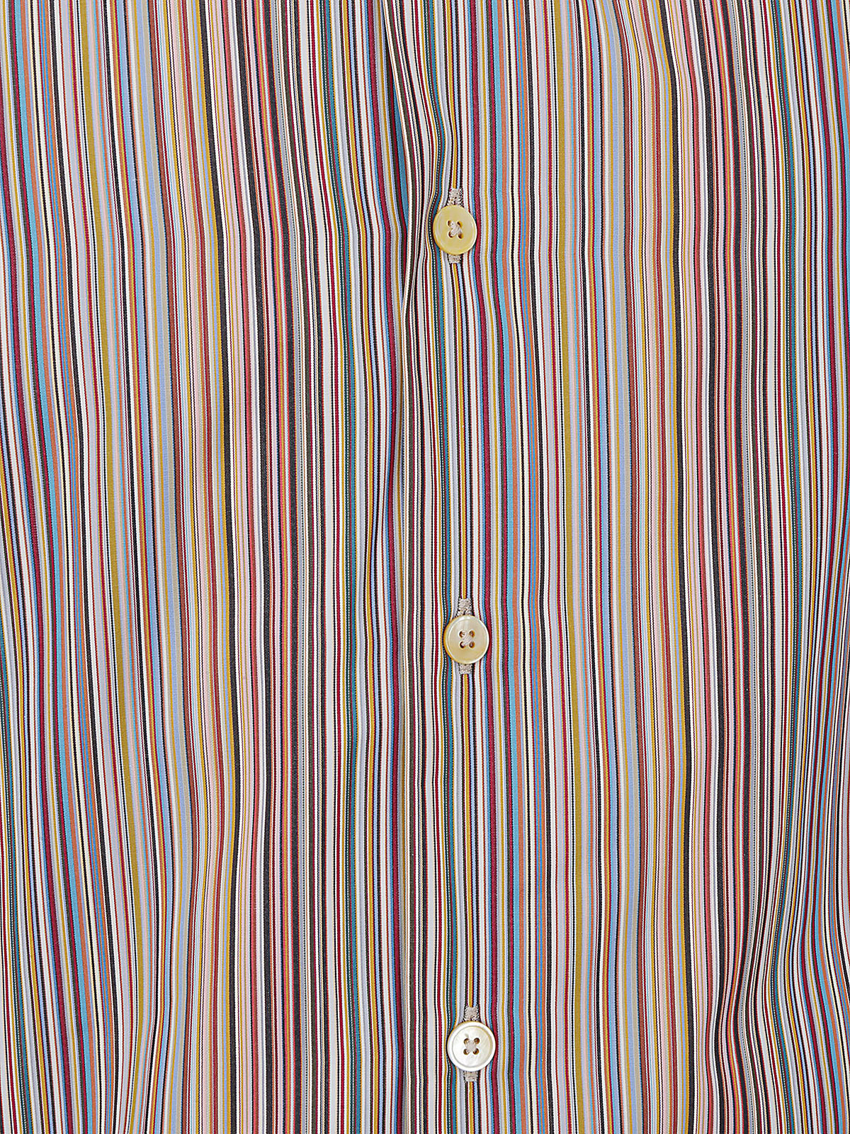 Shop Paul Smith Multicoloured Stiped Cotton Shirt In Multicolor